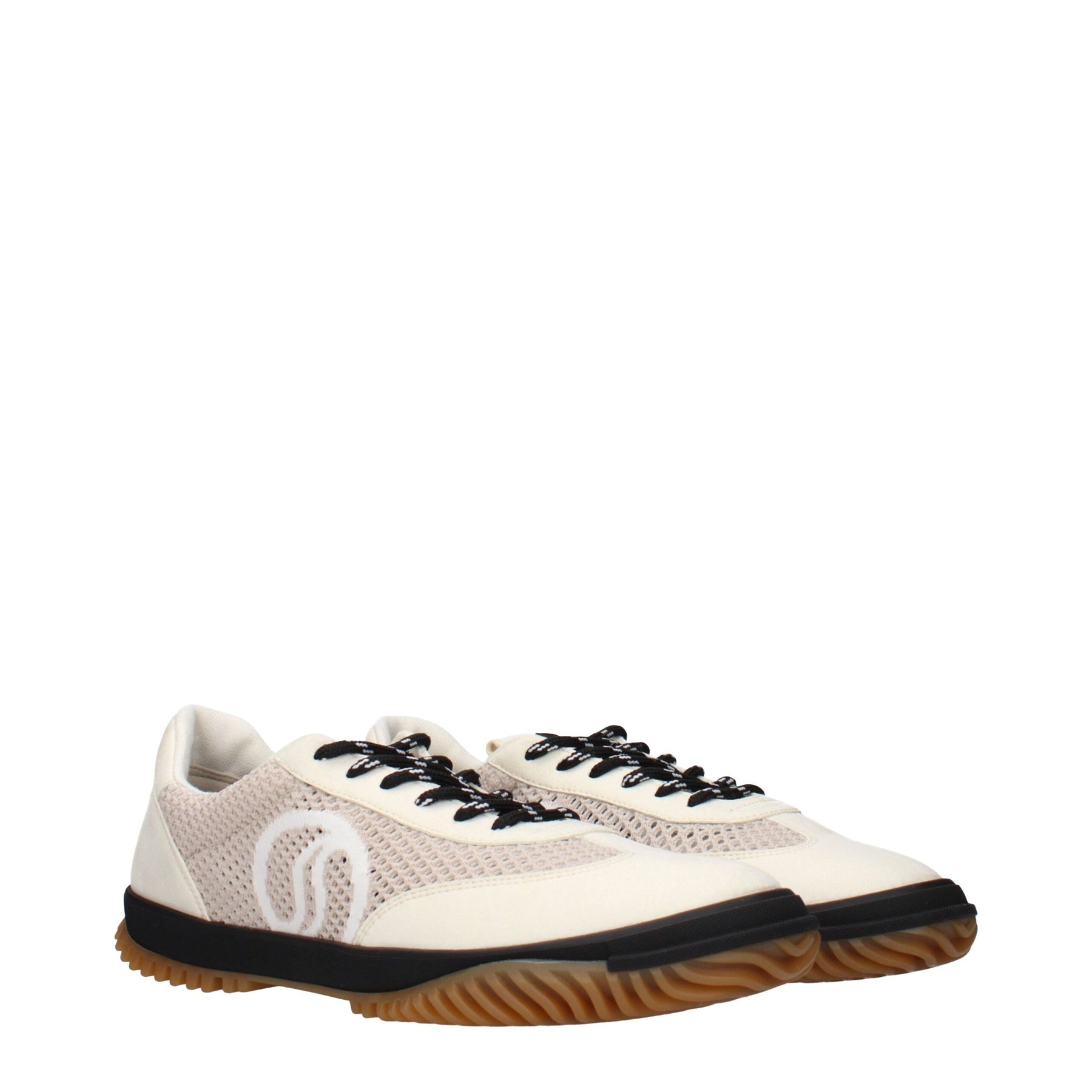 Stella McCartney White Fabric Low Top Sneakers | Regal Royce