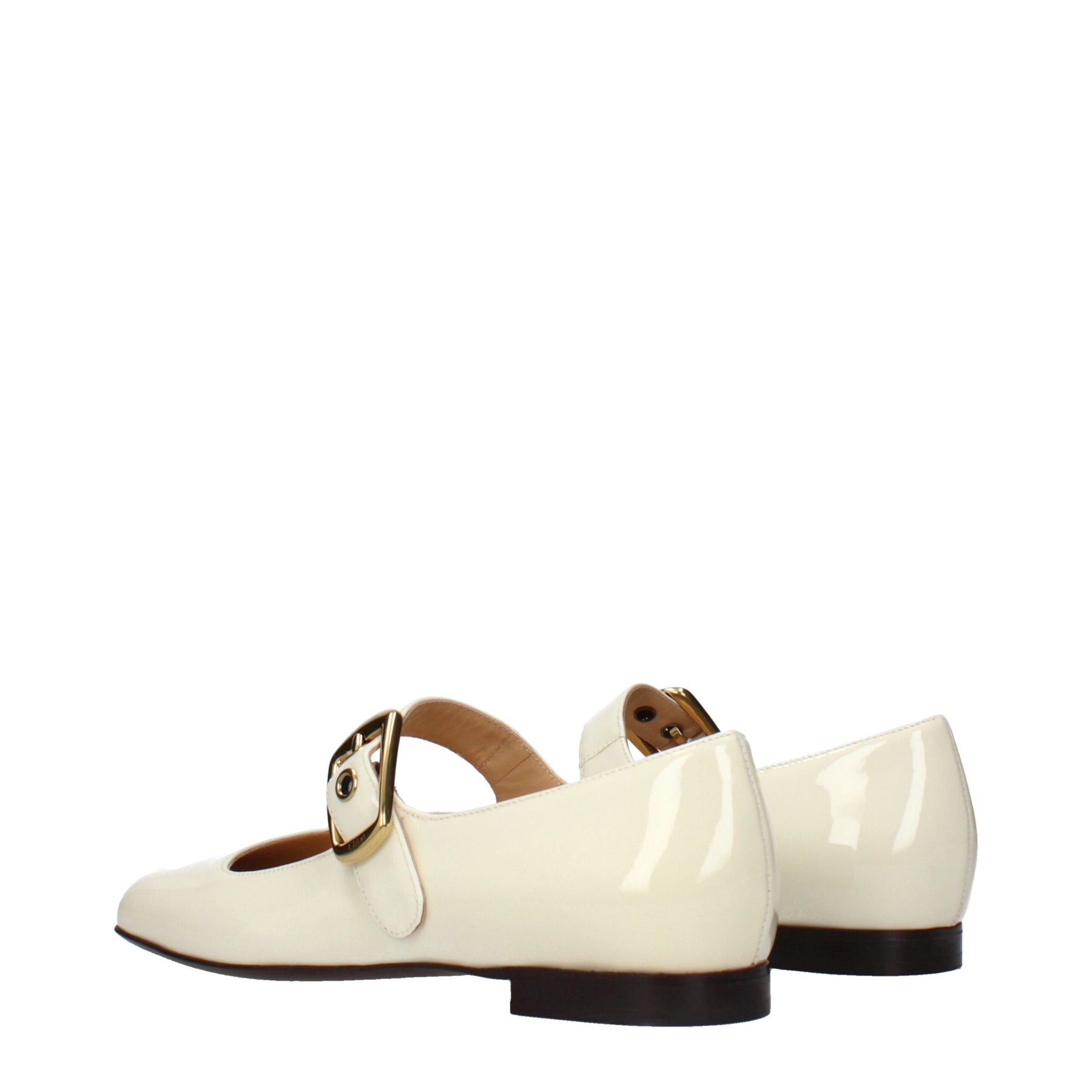 Chloé Beige Leather Ballet Flats | Regal Royce