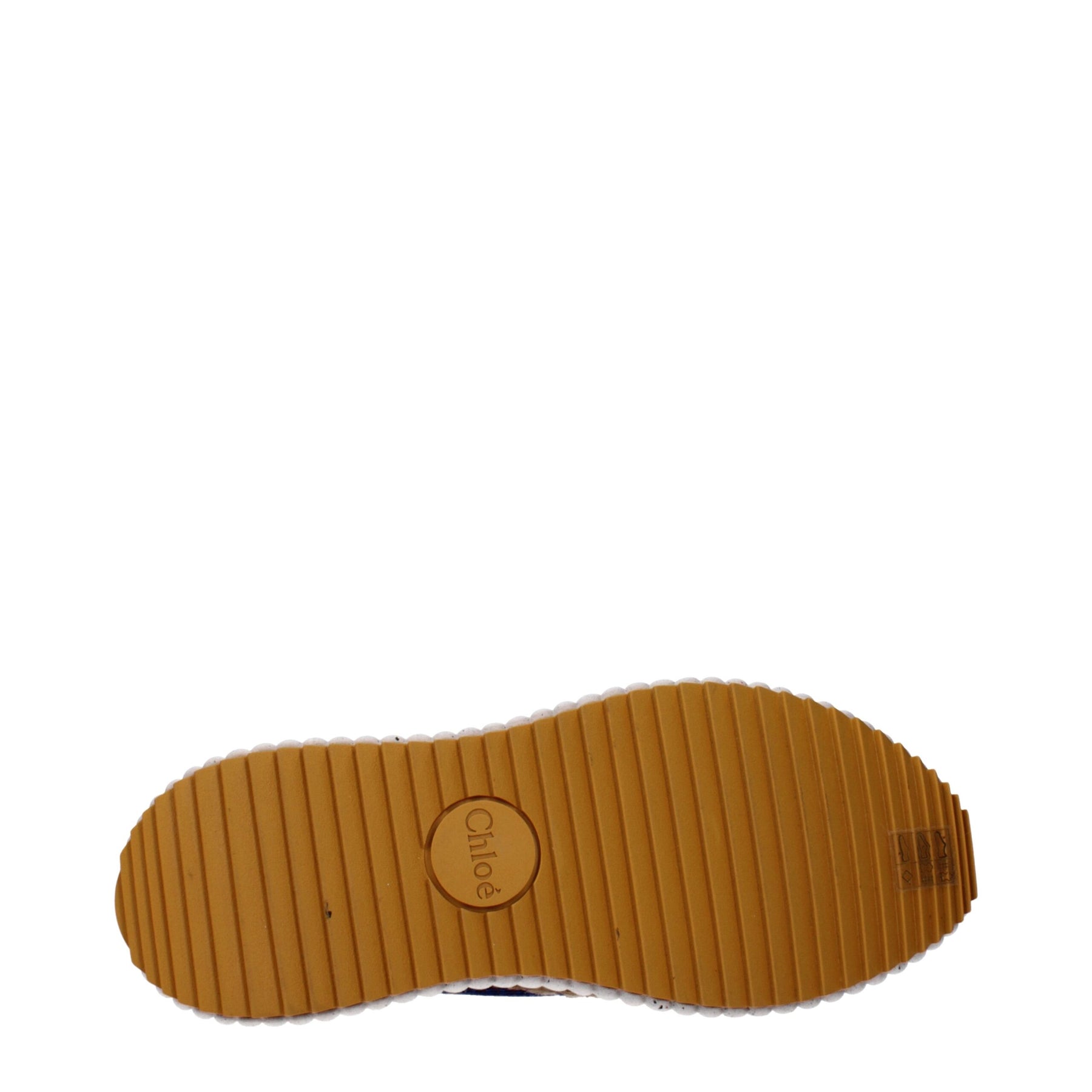 Chloé Blue Fabric Chunky Sneakers | Regal Royce