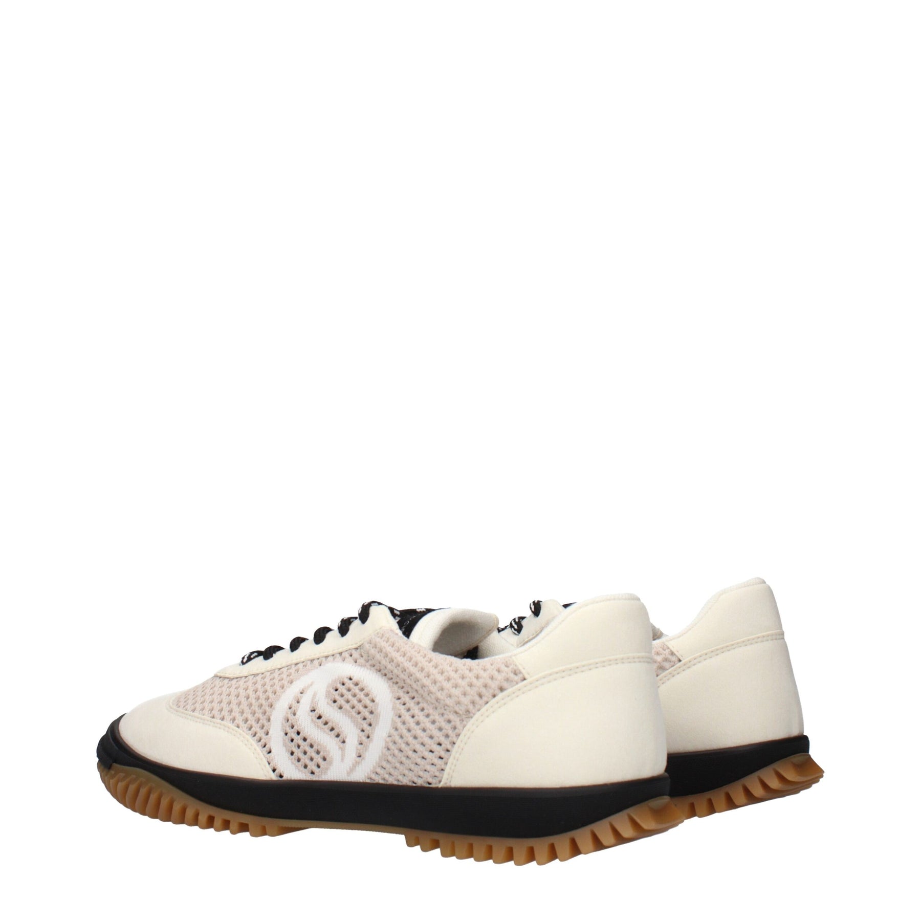 Stella McCartney White Fabric Low Top Sneakers | Regal Royce