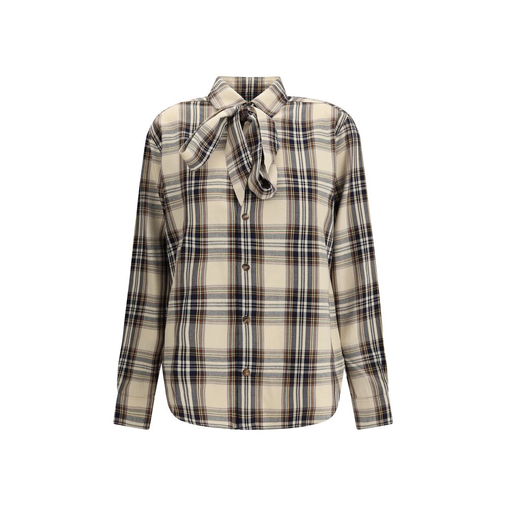 Saint Laurent Multicolor Cotton Pattern Shirt | Regal Royce