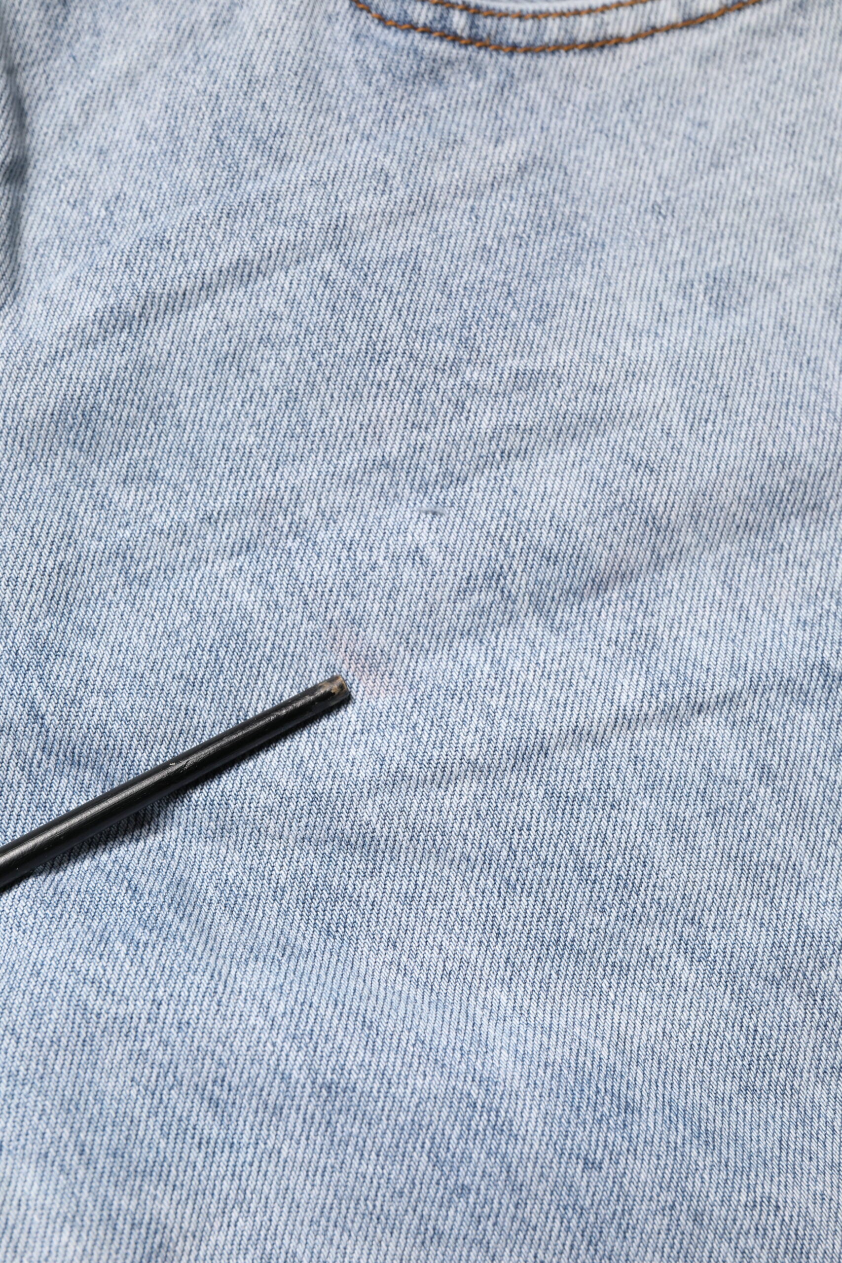 One Teaspoon Light Blue Tattered Mid Waist Straight Denim Jeans | Regal Royce