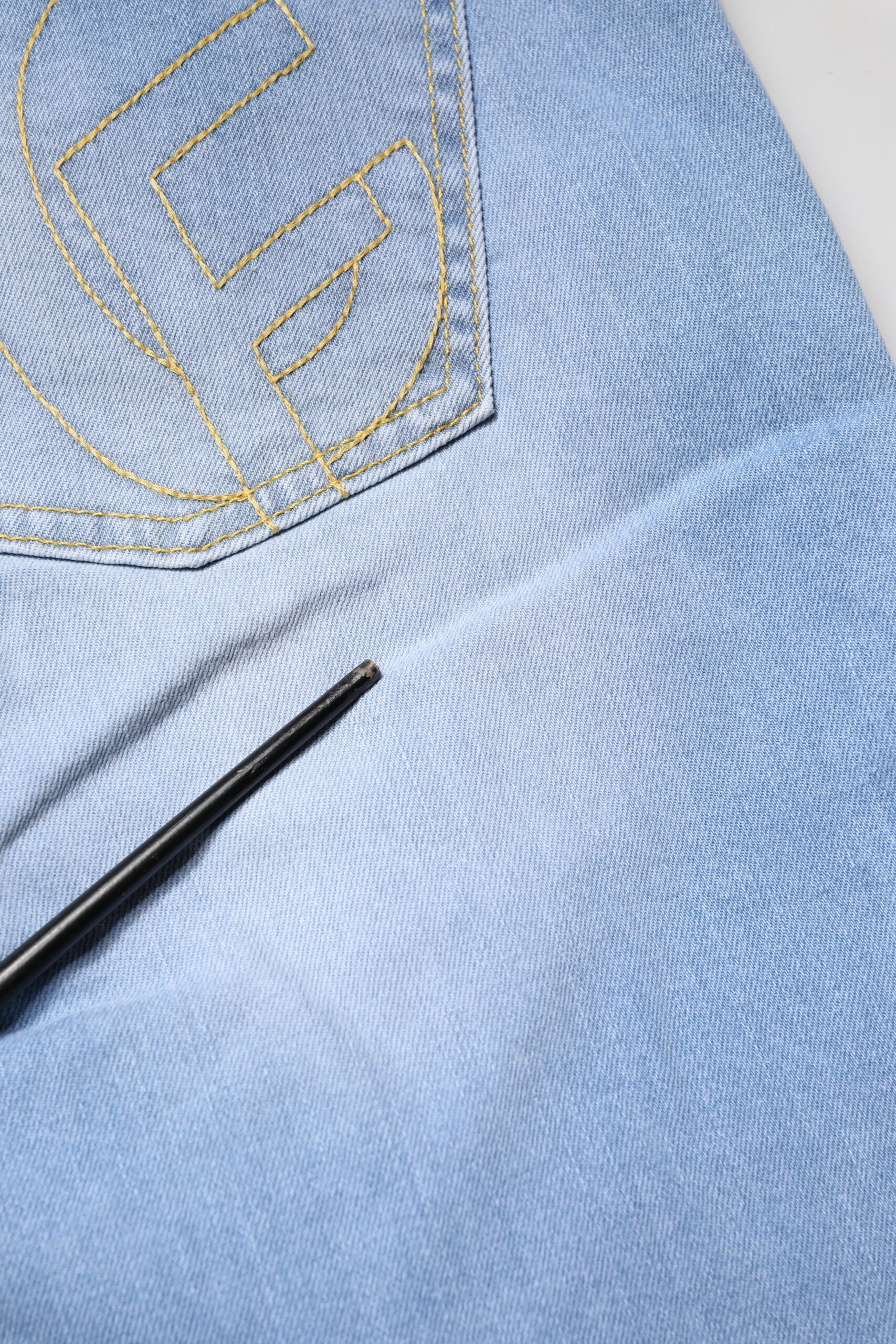 CRISTINAEFFE Light Blue Washed High Waist Bootcut Denim Jeans | Regal Royce