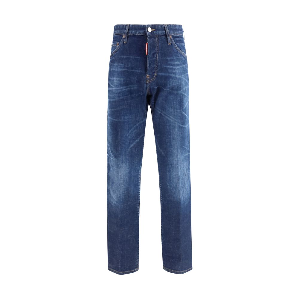 Dsquared² Blue Cotton Slim Fit Jeans | Regal Royce