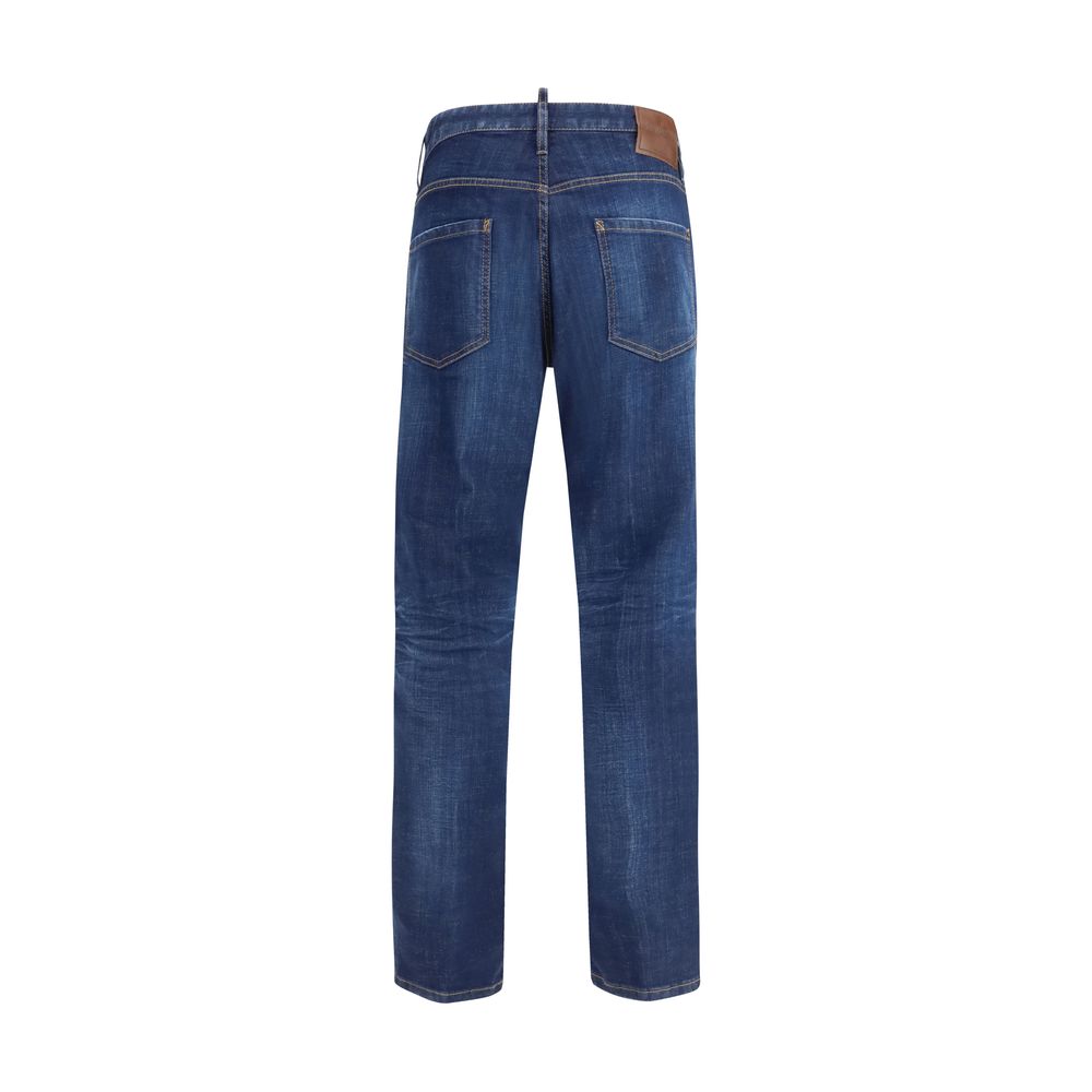 Dsquared² Blue Cotton Slim Fit Jeans | Regal Royce