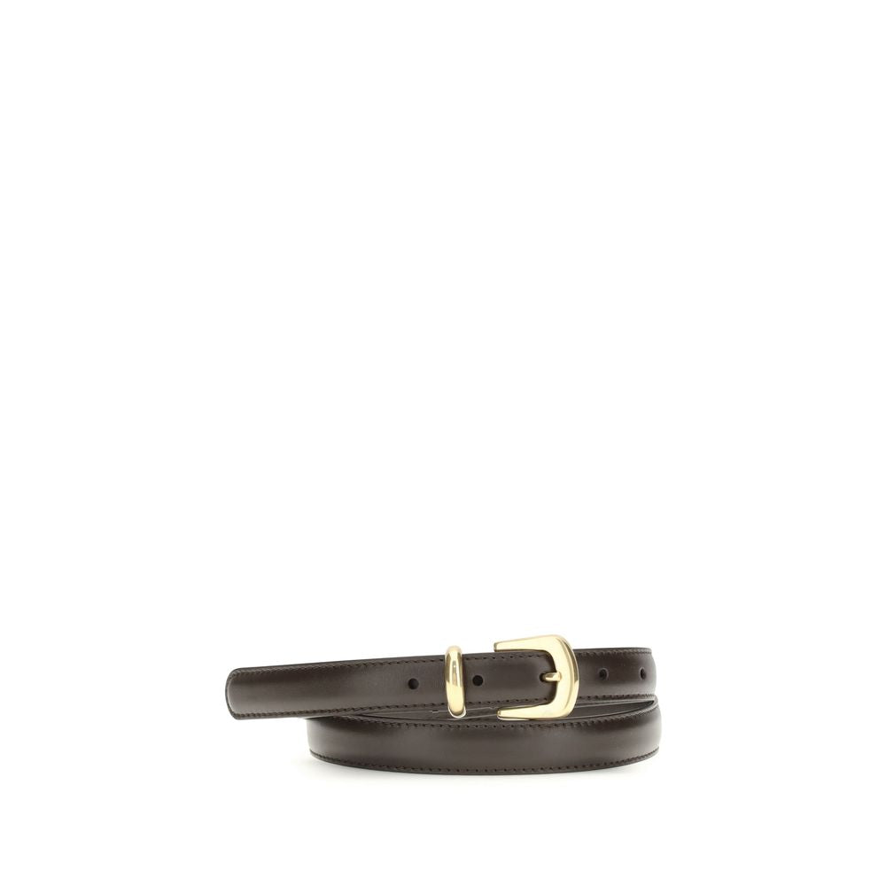The Row Brown Calf Leather Bos Taurus Regular Belt | Regal Royce