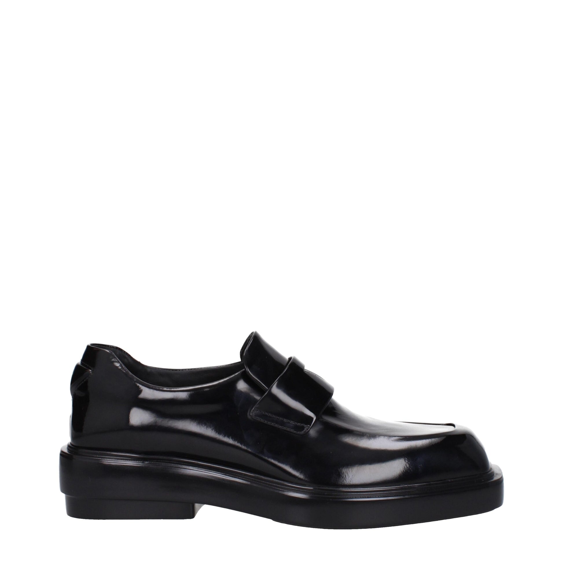 Prada Black Leather Slip-On Loafers | Regal Royce