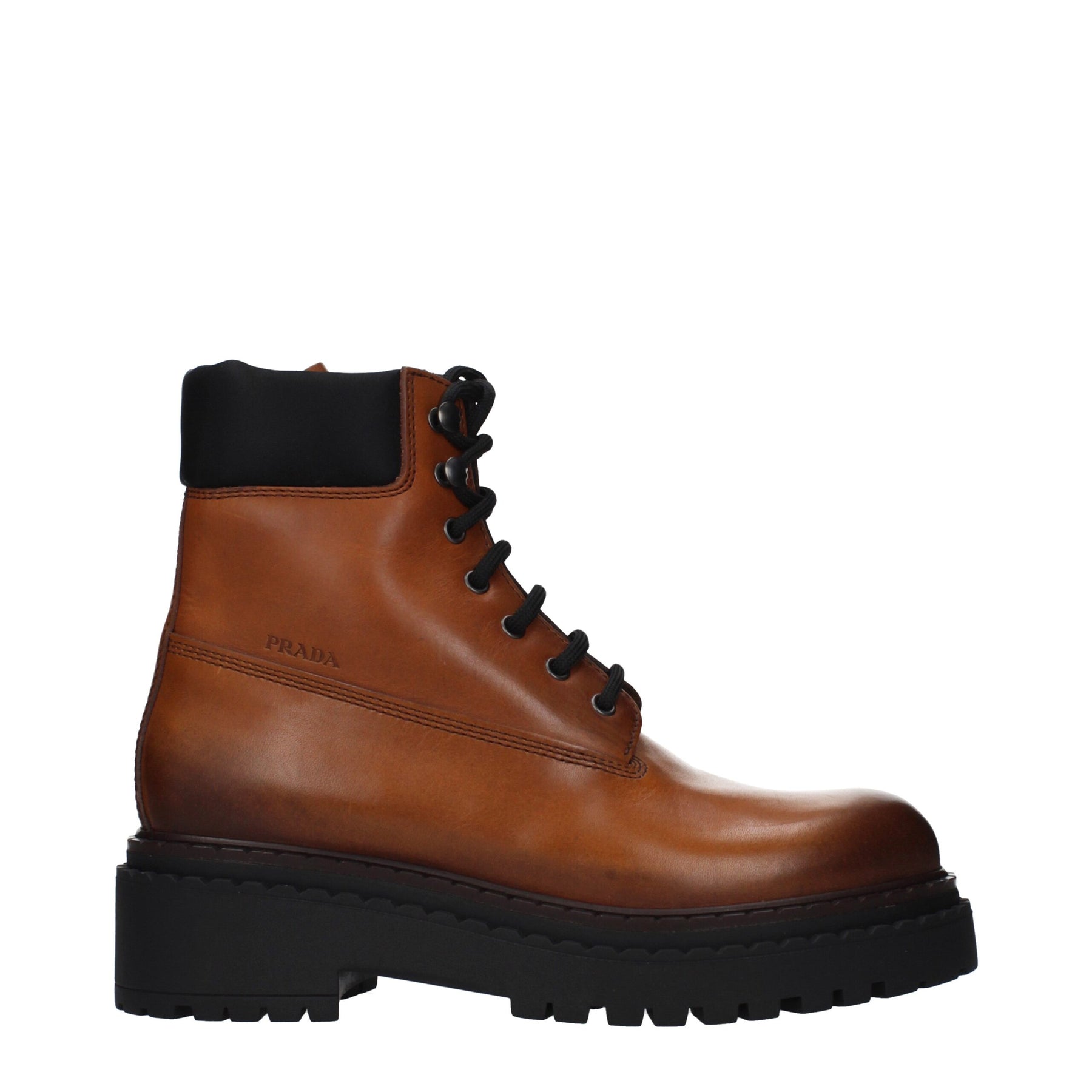 Prada Brown Leather Ankle Boots | Regal Royce