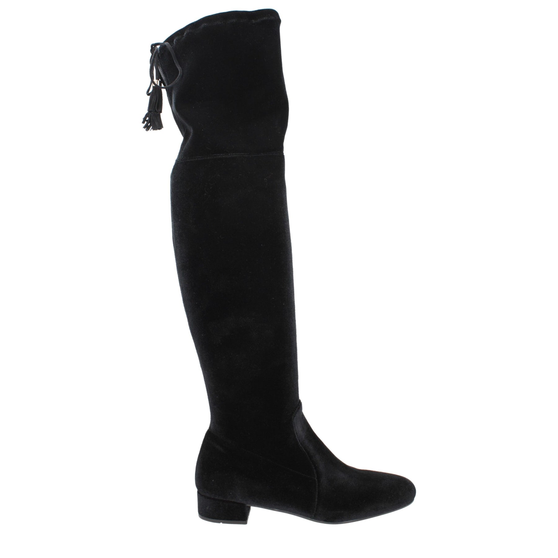 Prada Black Velvet Over The Knee | Regal Royce