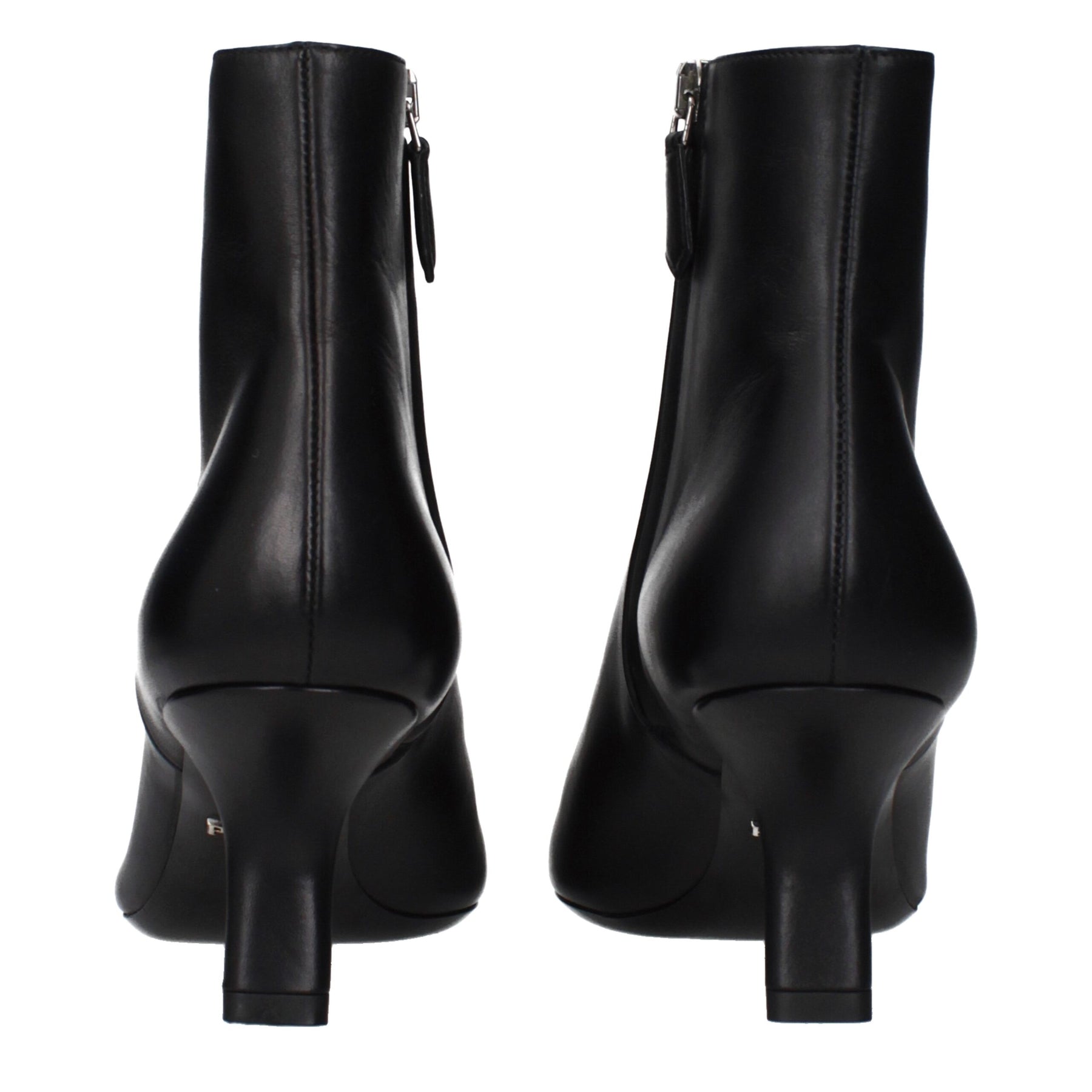 Prada Black Leather Ankle Boots | Regal Royce