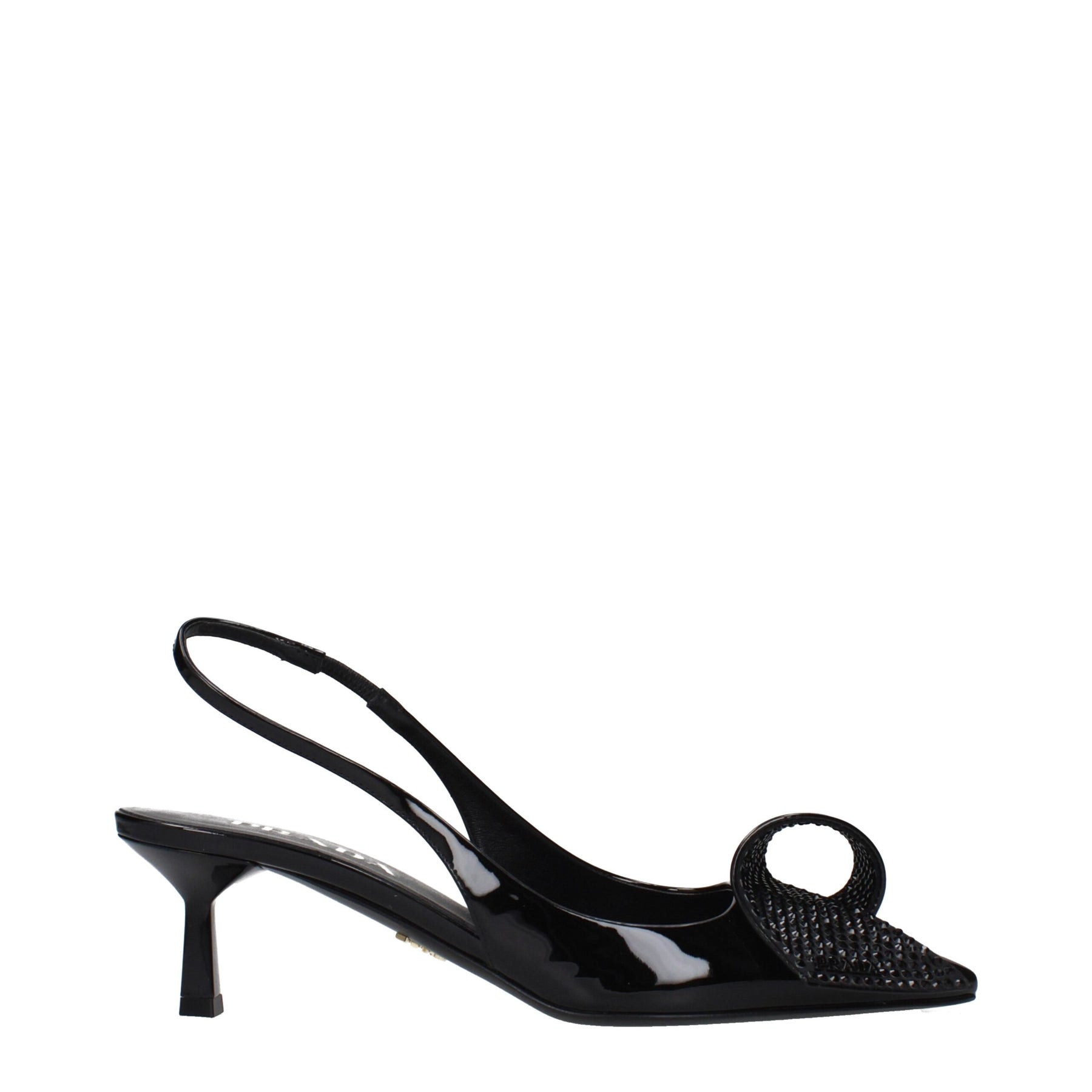 Prada Black Leather Stiletto Heel Sandals | Regal Royce