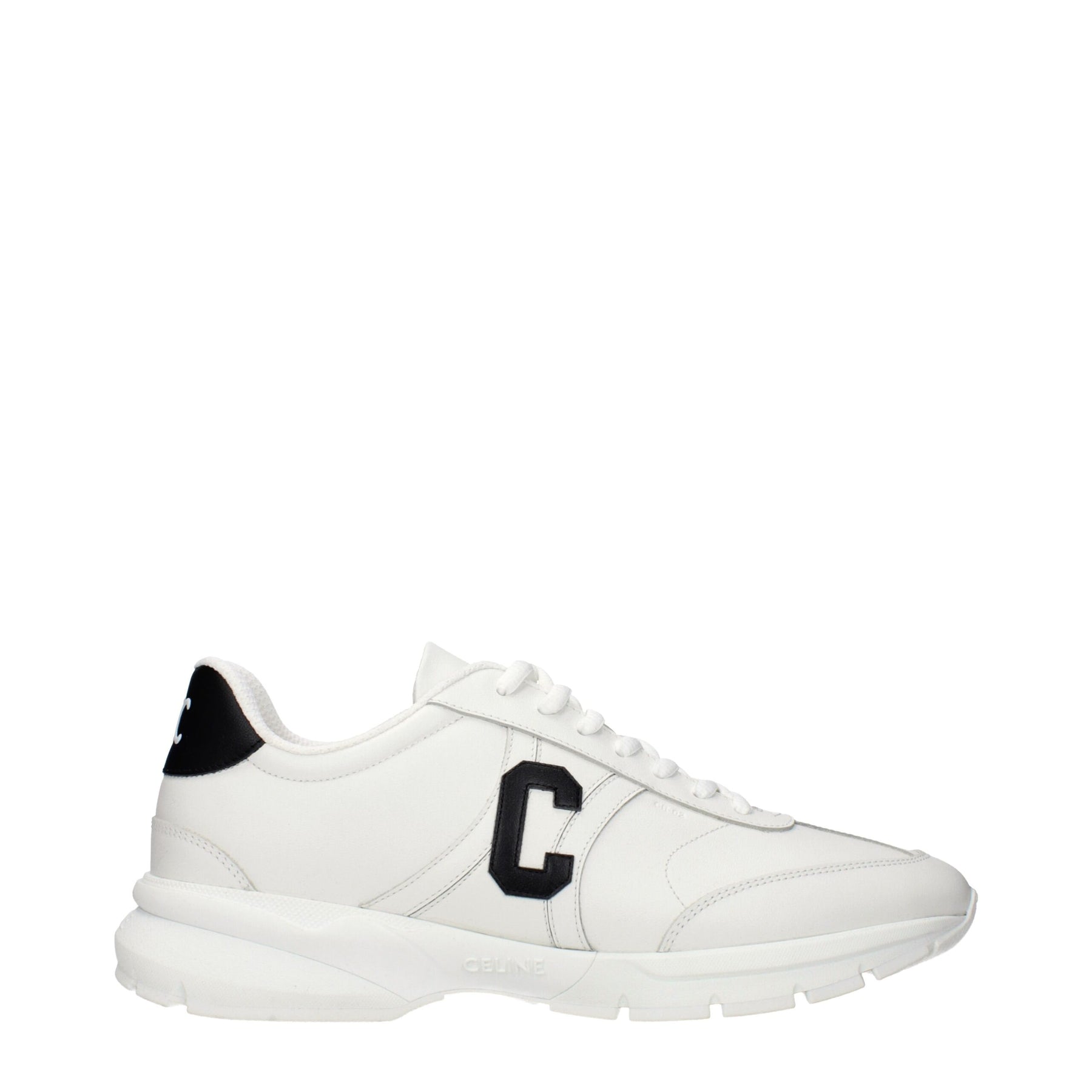 Celine White Leather Athletic Sneakers | Regal Royce