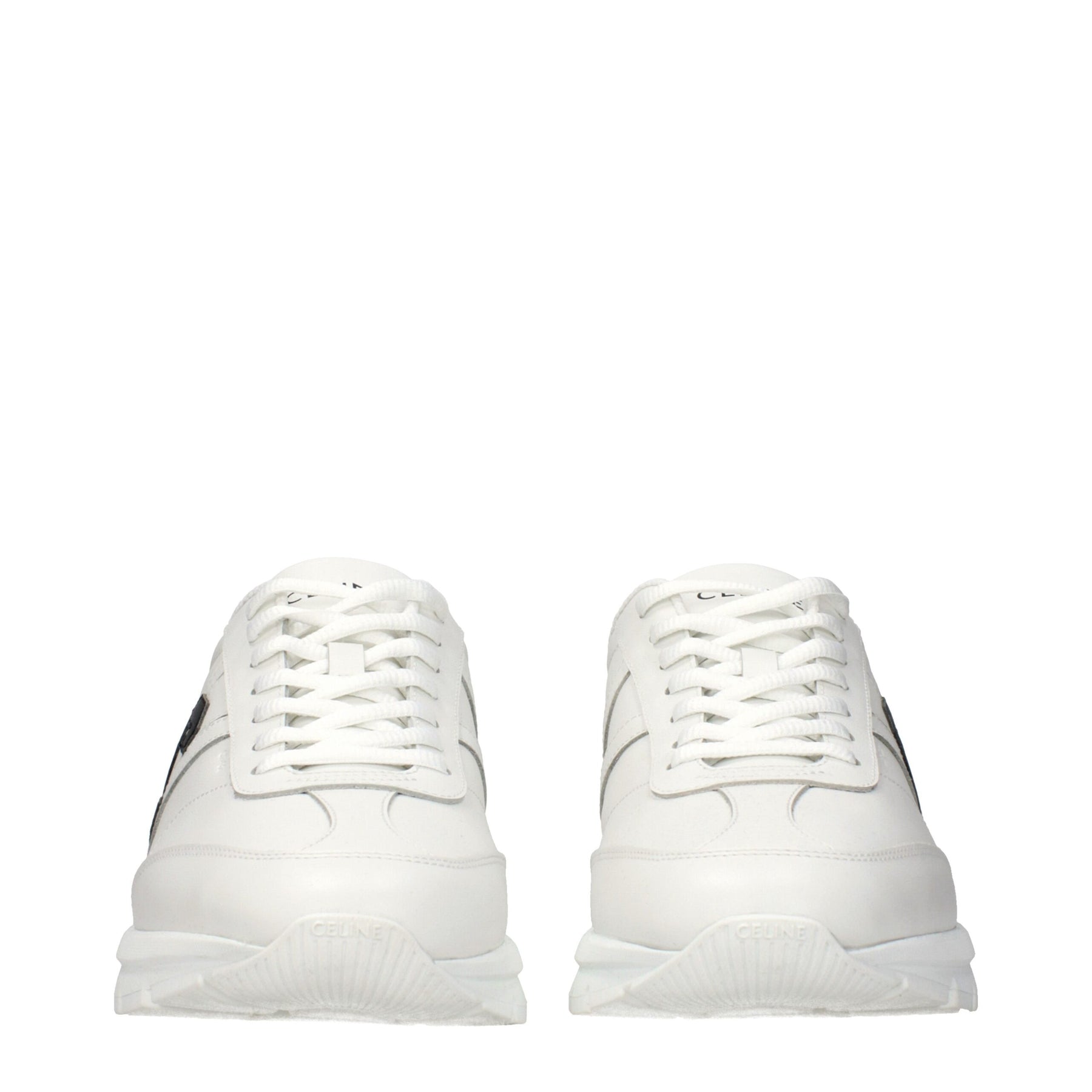 Celine White Leather Athletic Sneakers | Regal Royce