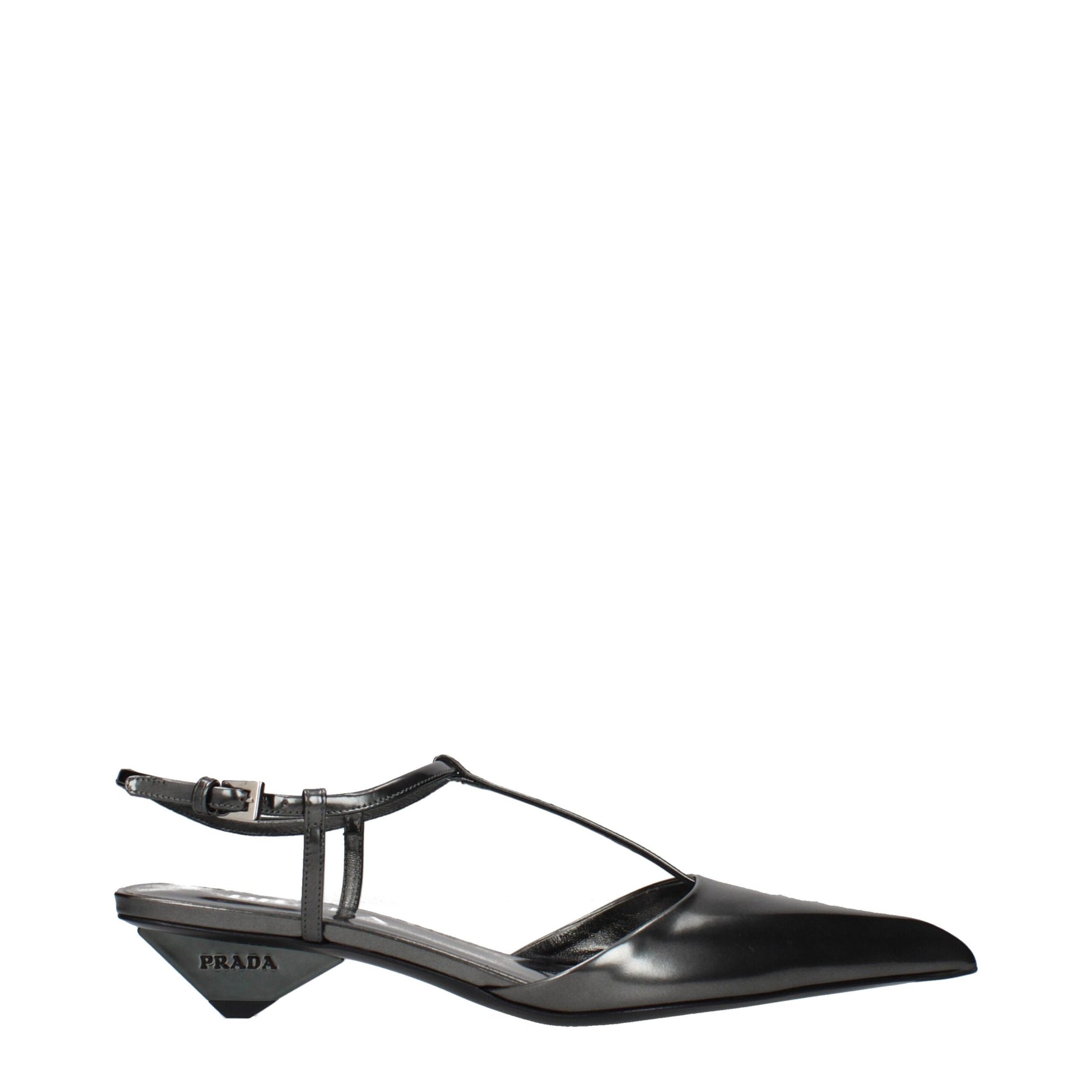Prada Gray Leather Sandals | Regal Royce