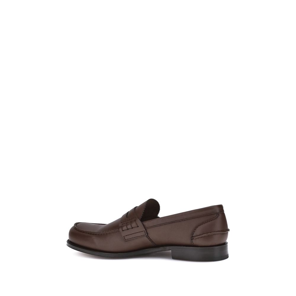 Church's Brown Calf Leather Bos Taurus Slip-On Loafers | Regal Royce
