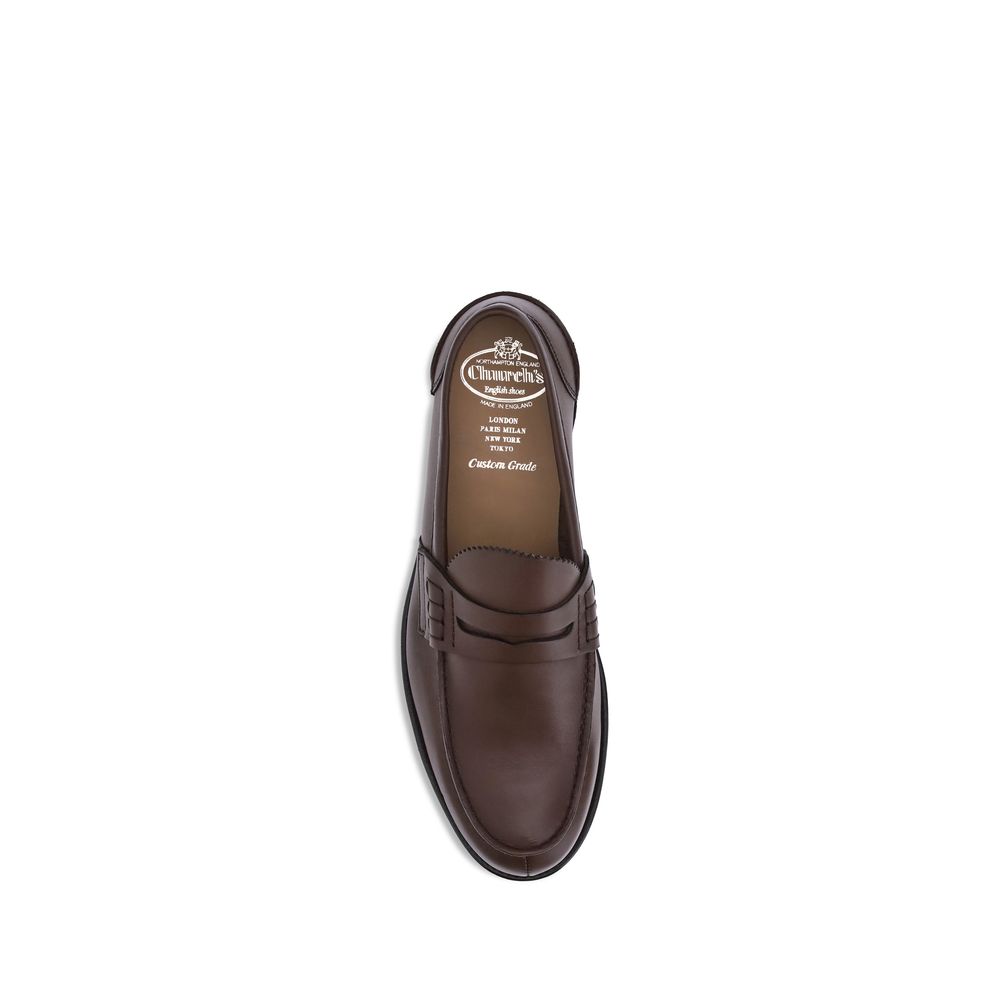 Church's Brown Calf Leather Bos Taurus Slip-On Loafers | Regal Royce