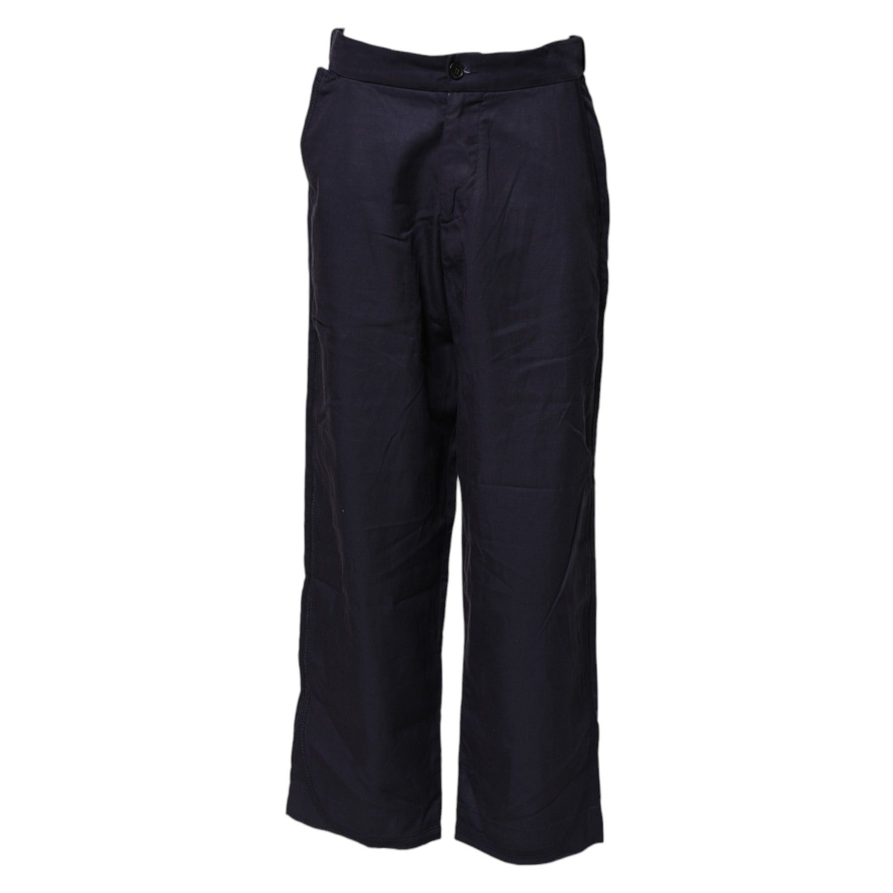 Levi's Navy Blue Straight High Waist Chino Casual Trouser Pants | Regal Royce