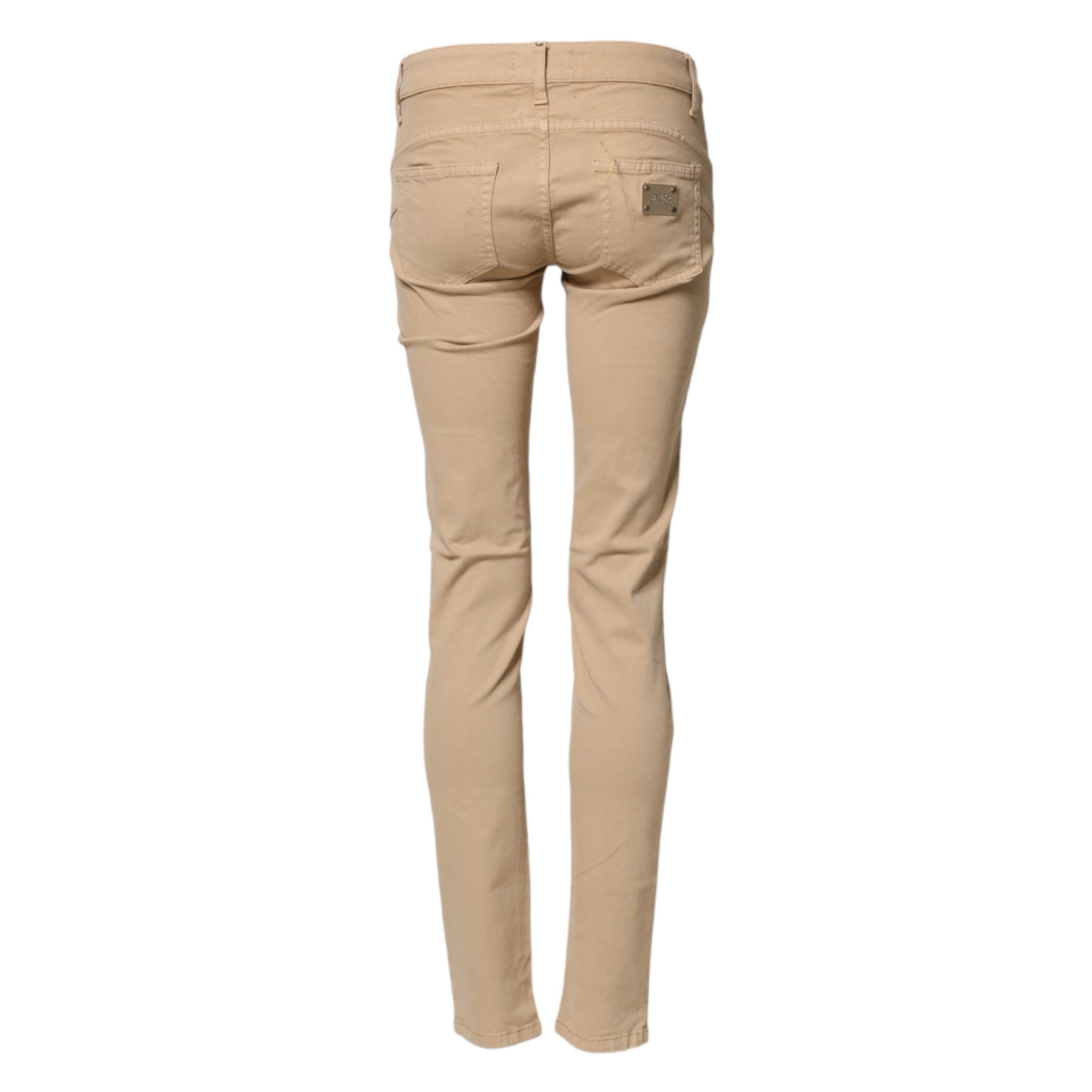 Liu Jo Beige Skinny Low Waist Denim Casual Trouser Jeans | Regal Royce