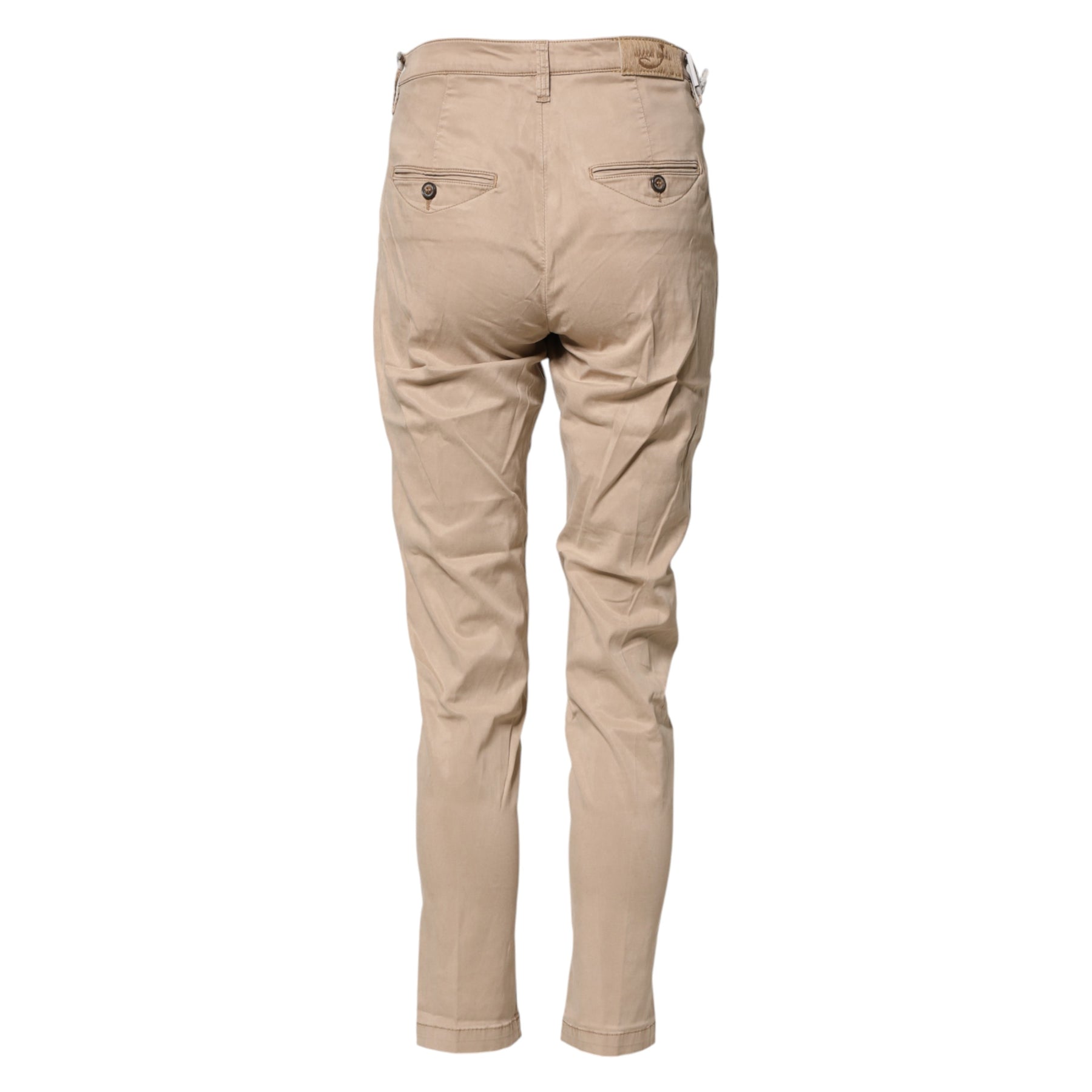 Jacob Cohen Beige Lyocell Skinny High Waist Chino Casual Pants | Regal Royce