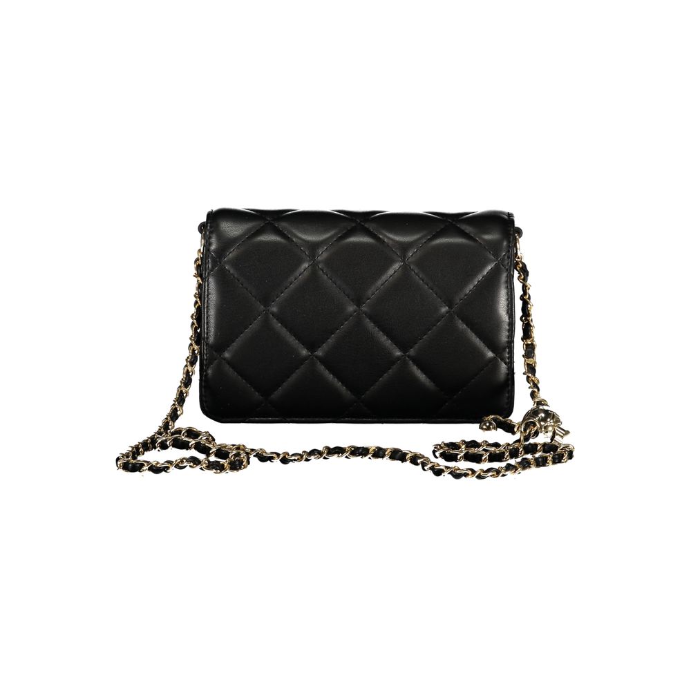 Mario Valentino Nero Poliuretano Women Handbag | Regal Royce