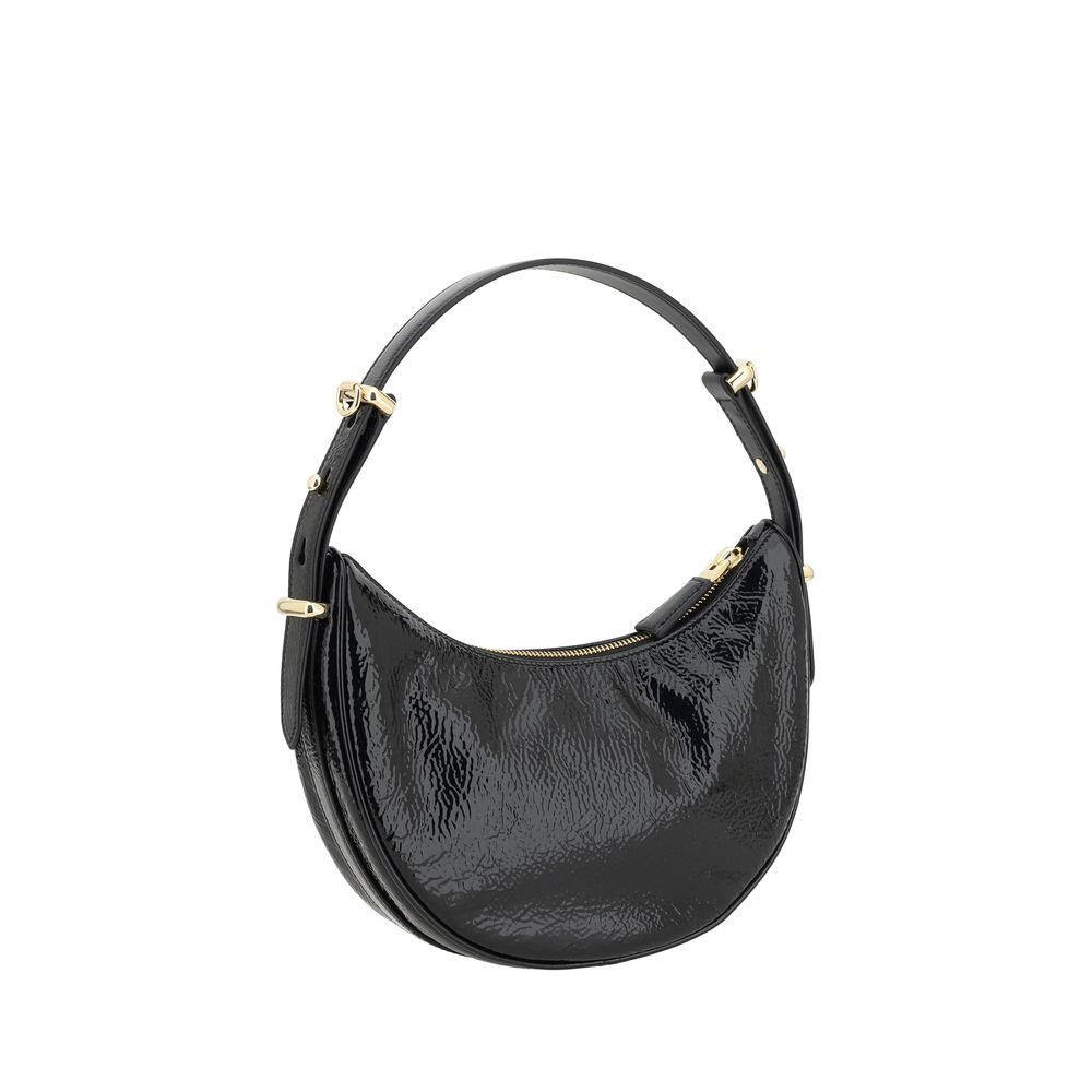 Prada Black Calf Leather Bos Taurus Shoulder Bag | Regal Royce