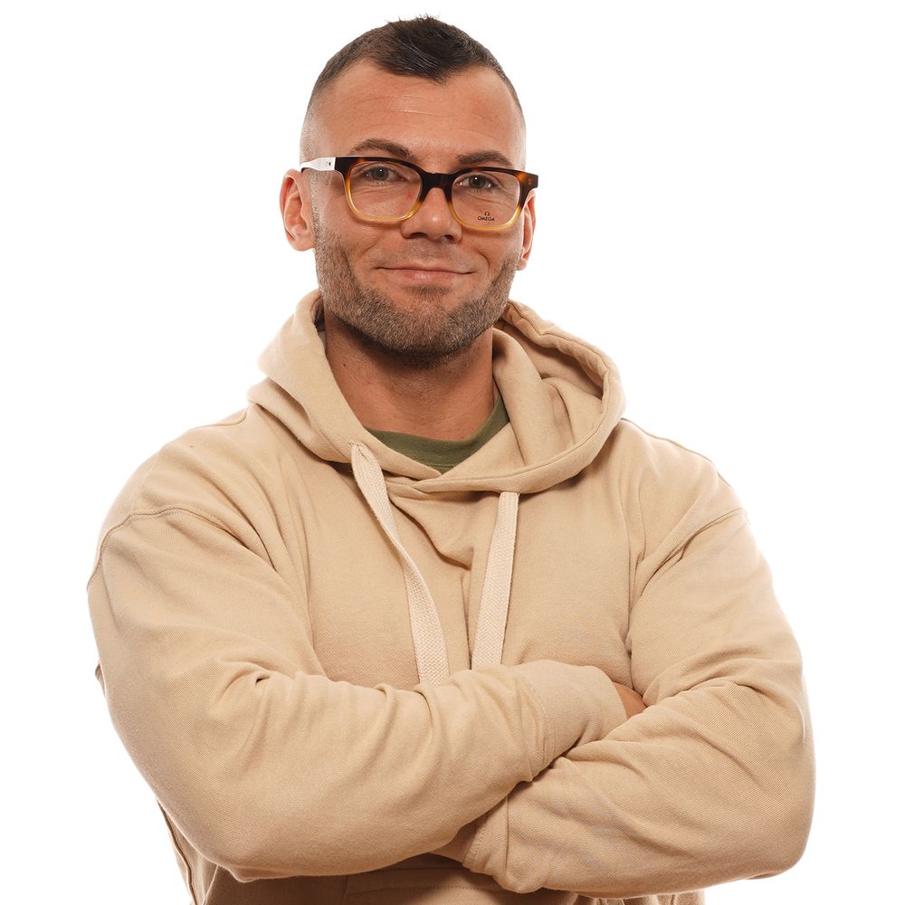 Omega Brown Plastic Glasses (Frames) | Regal Royce