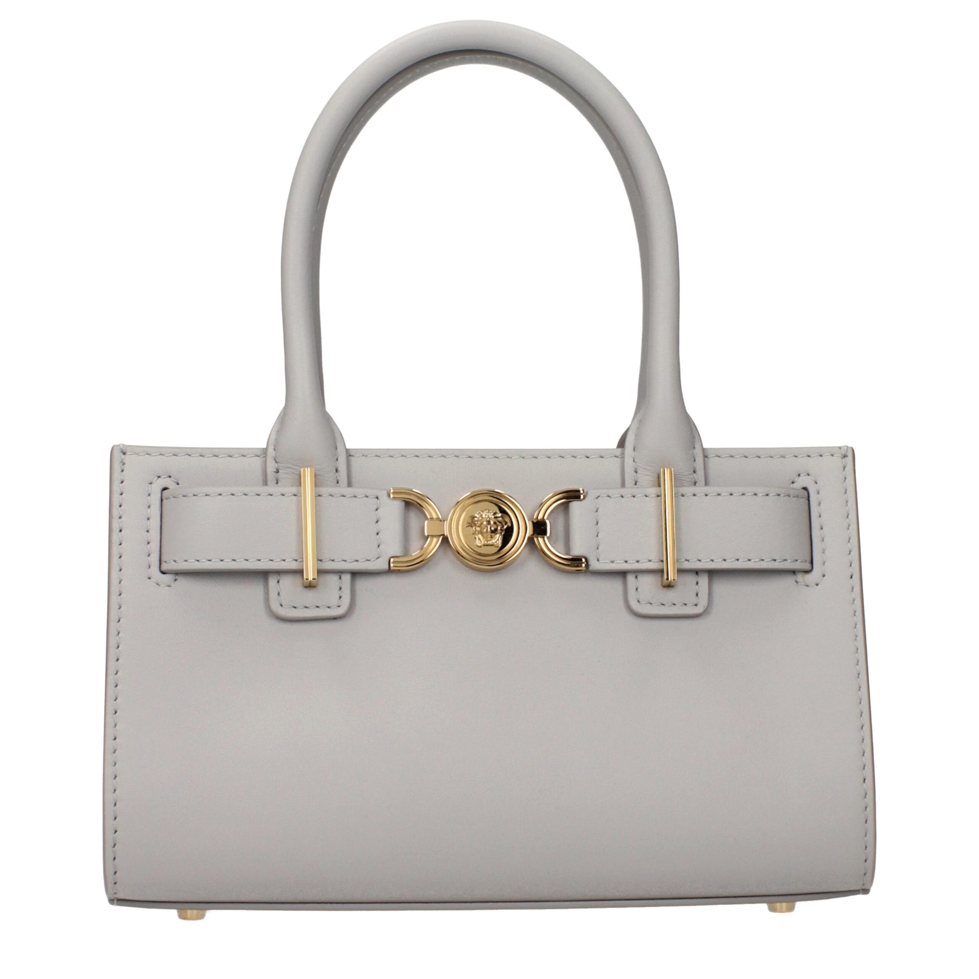 Versace Gray Leather Handbag | Regal Royce