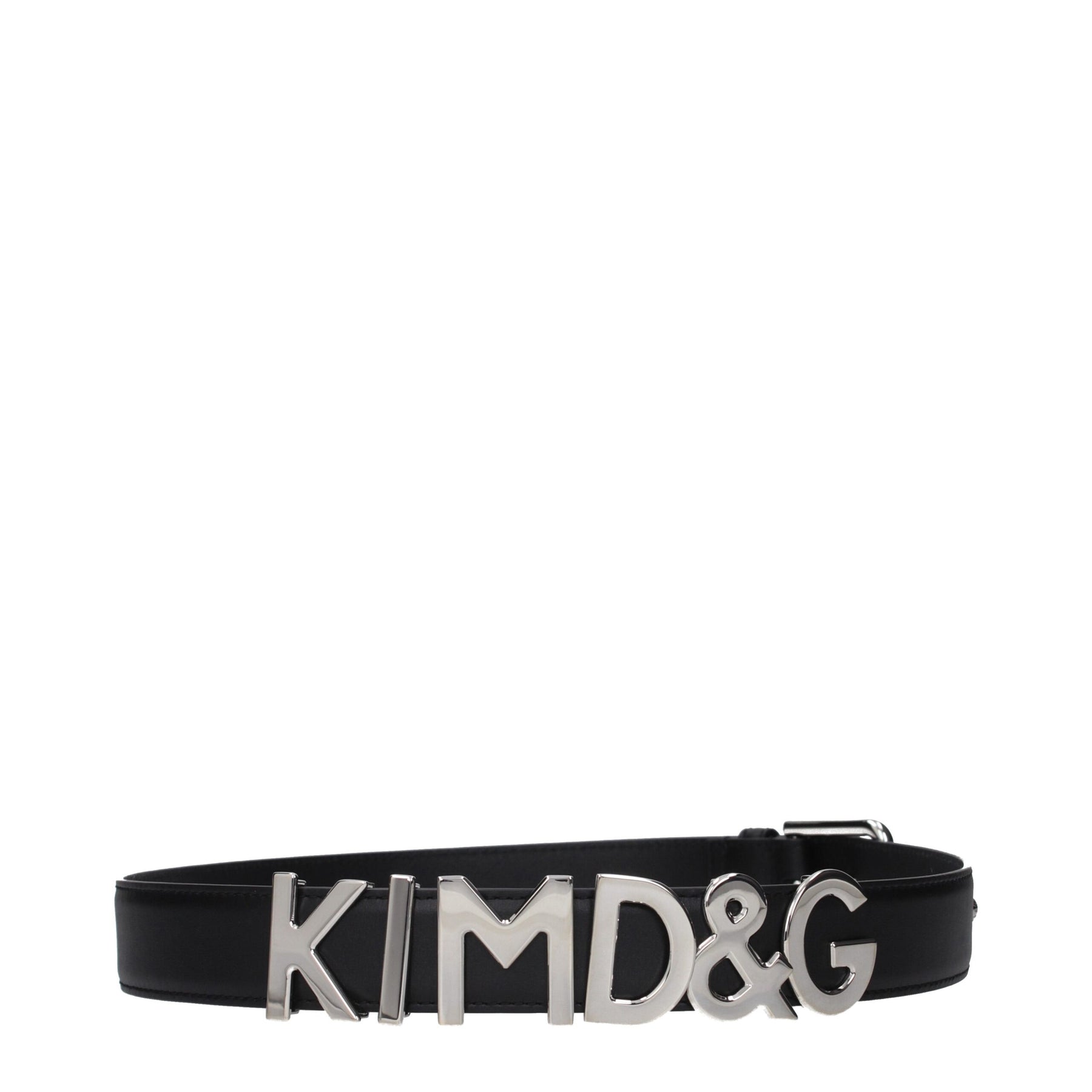 Dolce & Gabbana Black Leather Regular Belt | Regal Royce