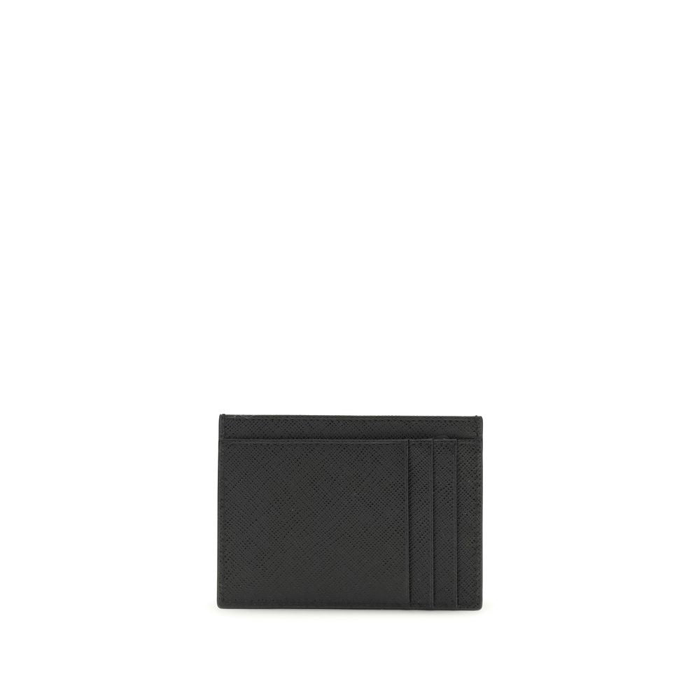 Prada Black Calf Leather Bos Taurus Wallet | Regal Royce