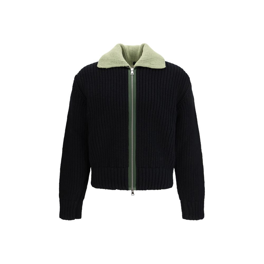 Namacheko Black Wool Cardigan | Regal Royce