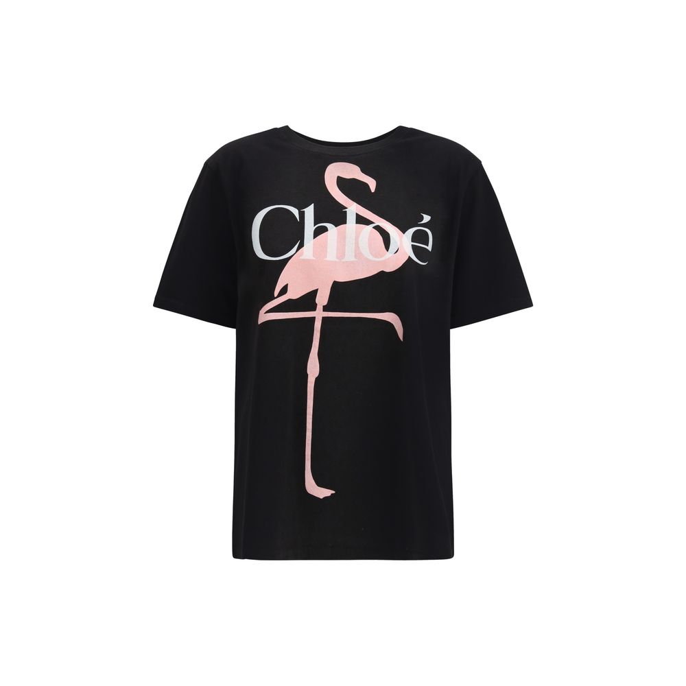 Chloé Black Cotton T-Shirt | Regal Royce