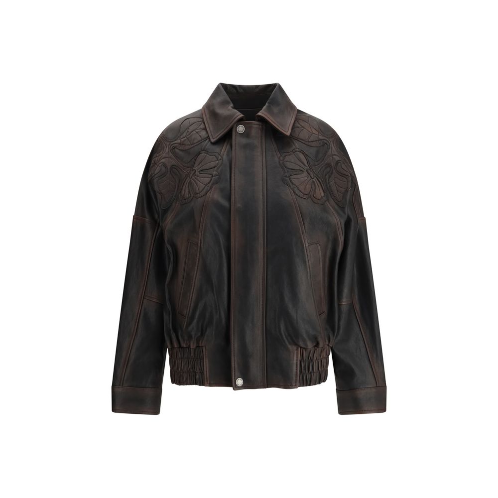 Golden Goose Brown Viscose Bomber | Regal Royce