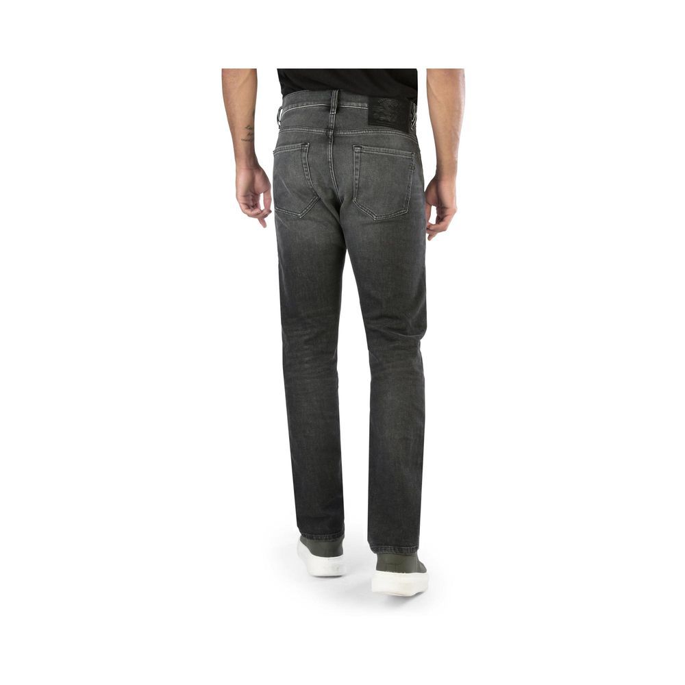 Diesel Black Cotton Straight-Leg Jeans | Regal Royce