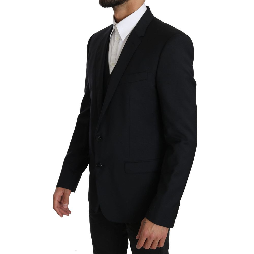 Dolce & Gabbana Blue Viscose Two-Piece Suit | Regal Royce