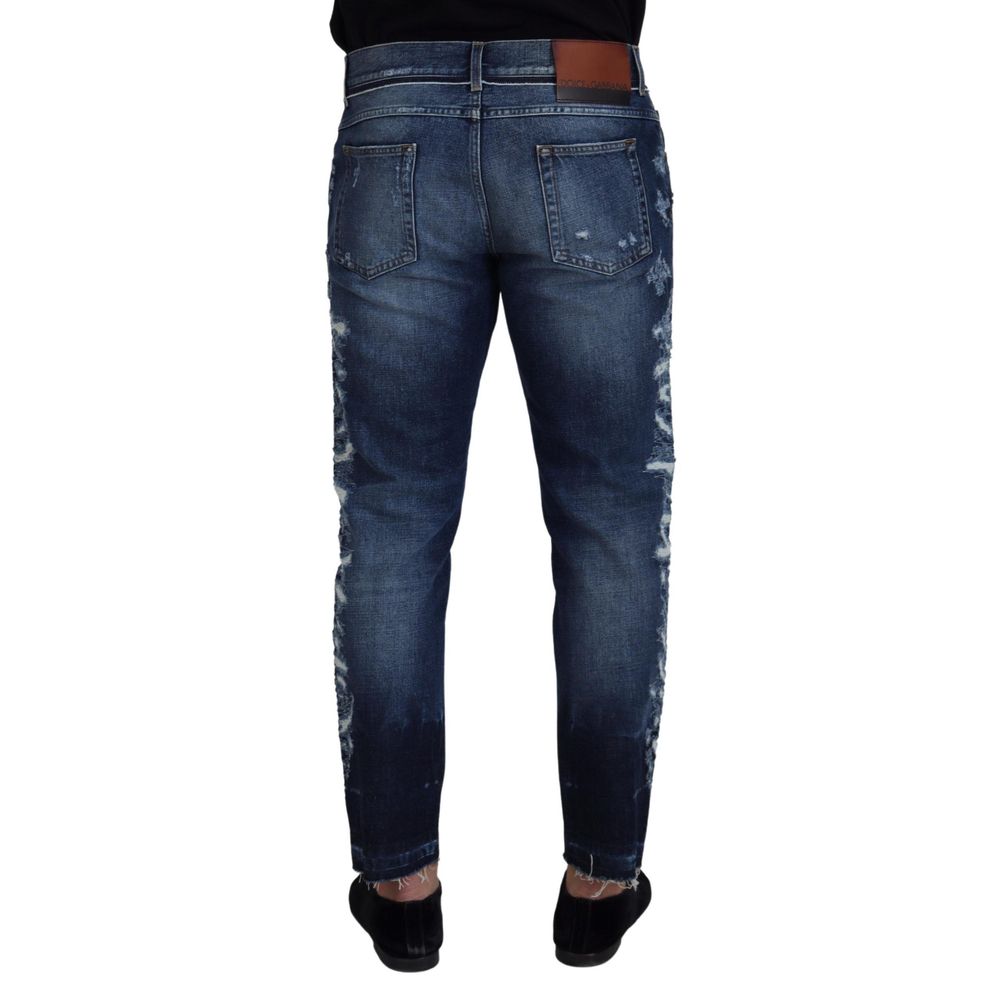 Dolce & Gabbana Blue Cotton Jeans Denim | Regal Royce
