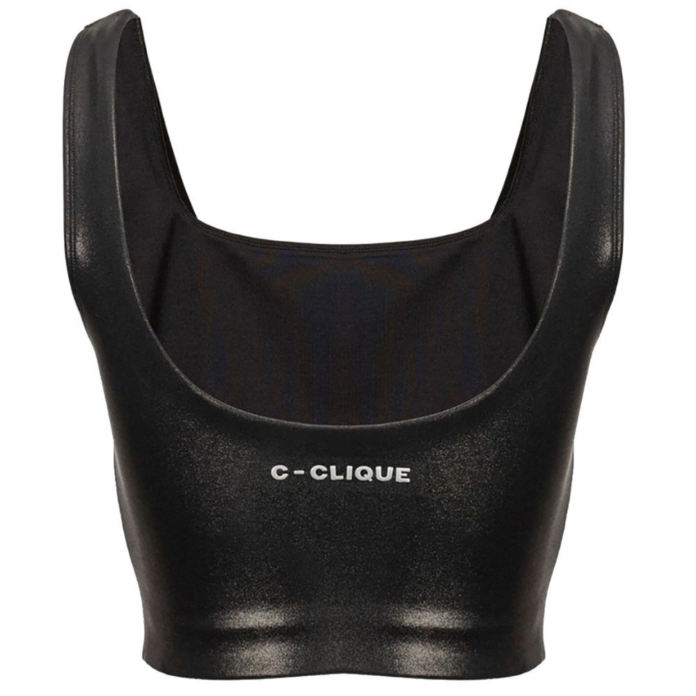 PINKO Black Nylon Tank Tops | Regal Royce