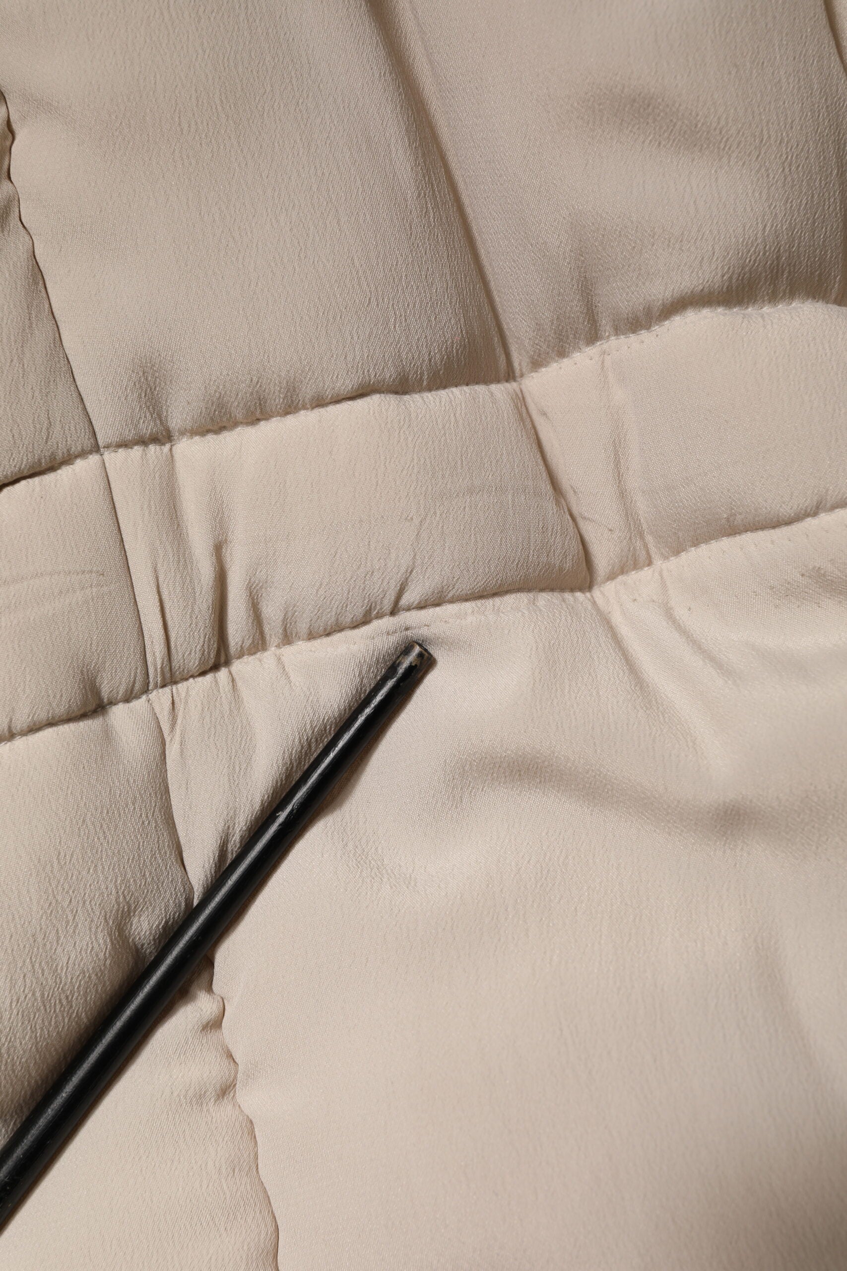 Dolce & Gabbana Beige Padded Collared Long Trench Coat Jacket | Regal Royce