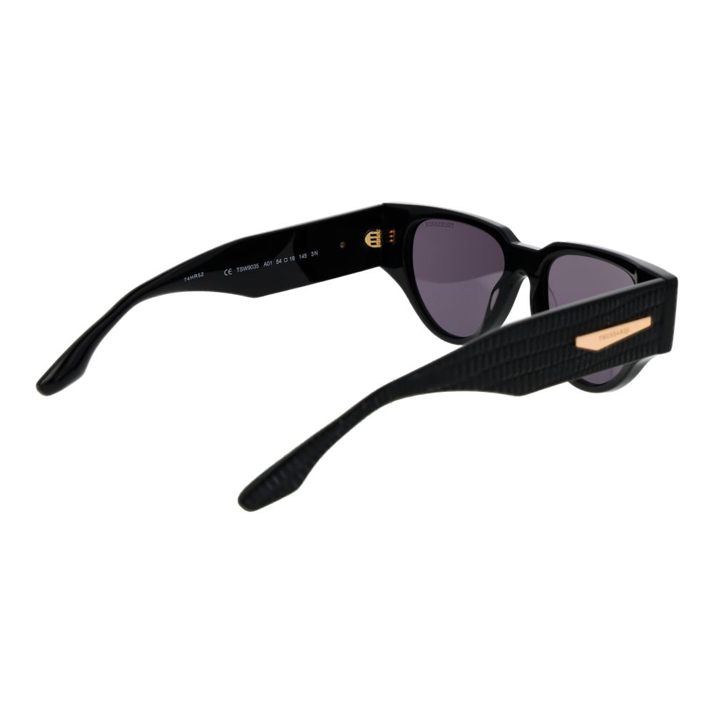 Trussardi Black Acetate Sunglasses | Regal Royce