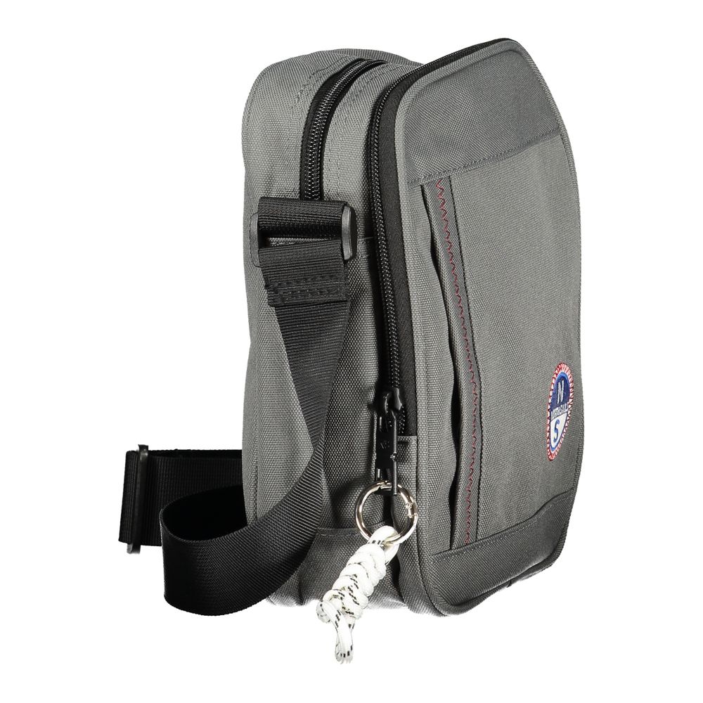 North Sails Grigio Polyester Man Shoulder Bag | Regal Royce