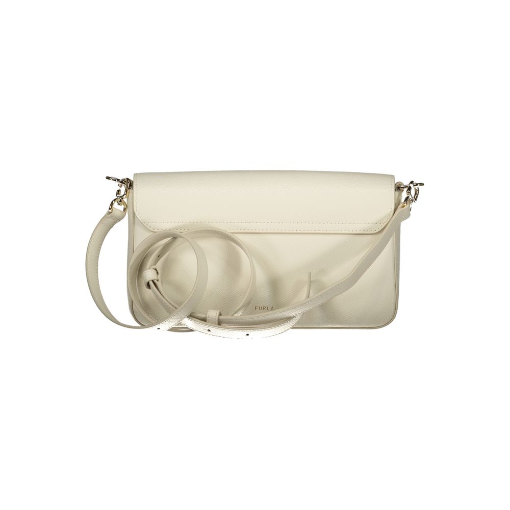 Furla Bianco Pelle Women Handbag | Regal Royce