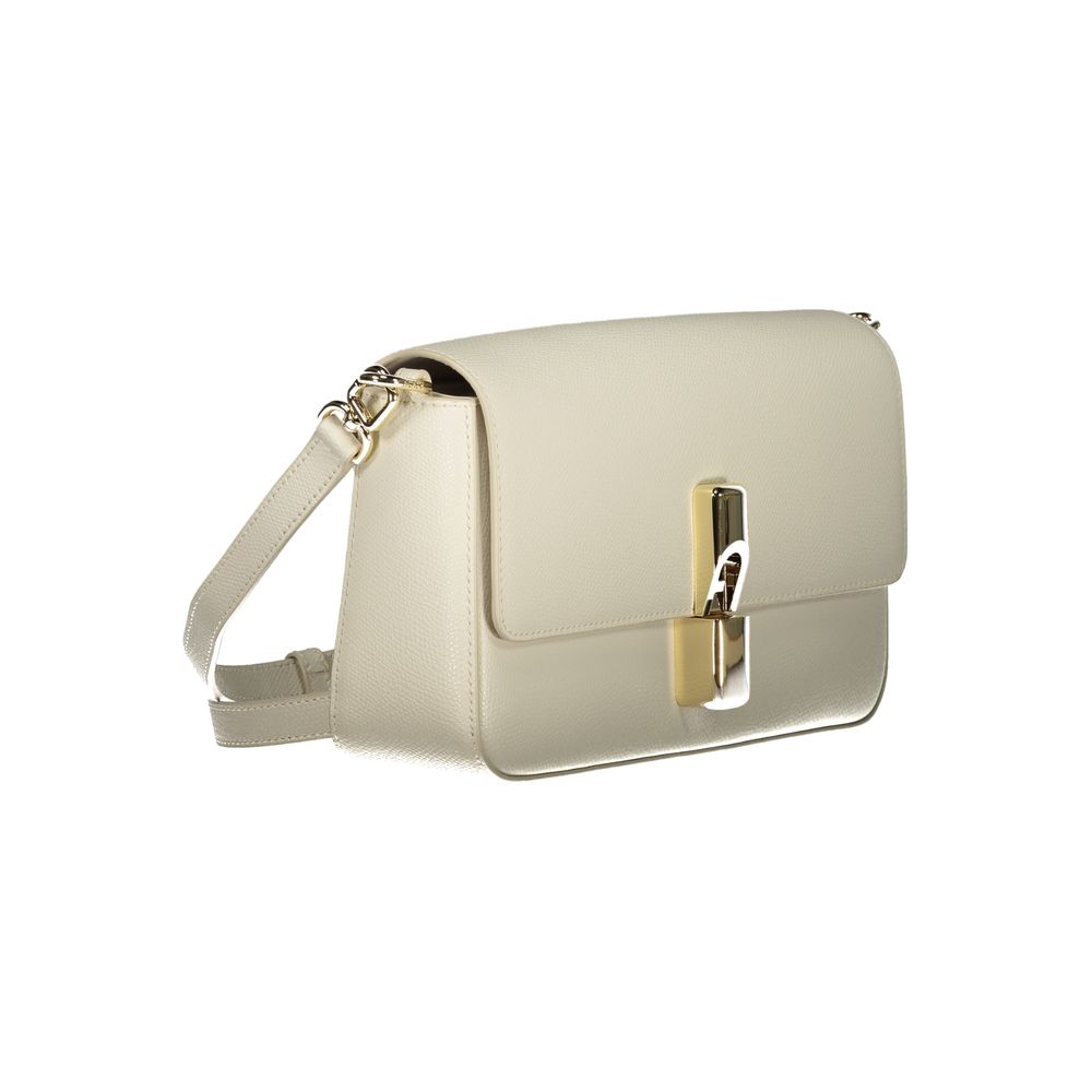 Furla Bianco Pelle Women Handbag | Regal Royce