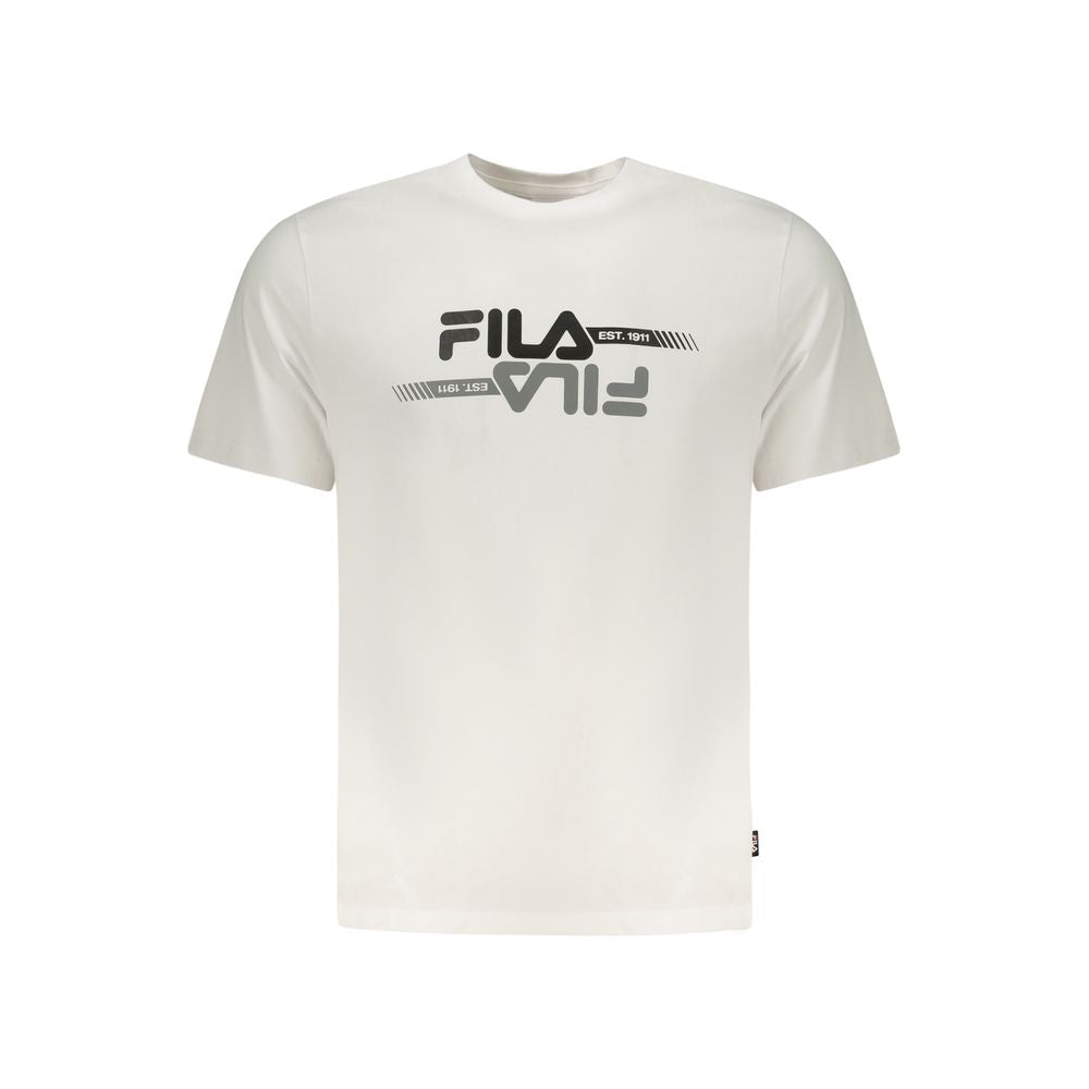 Fila Bianco Cotton Men T-Shirt | Regal Royce
