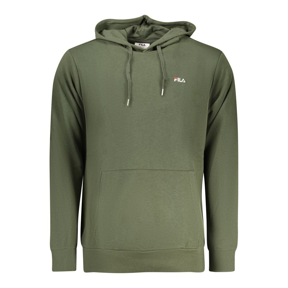 Fila Verde Cotton Male Hoodie | Regal Royce