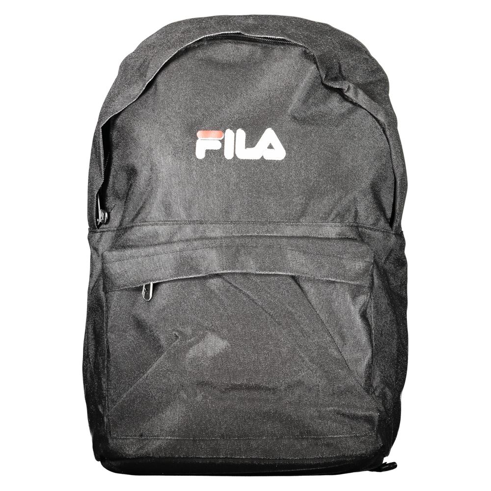 Fila Black Polyester Men Backpack | Regal Royce