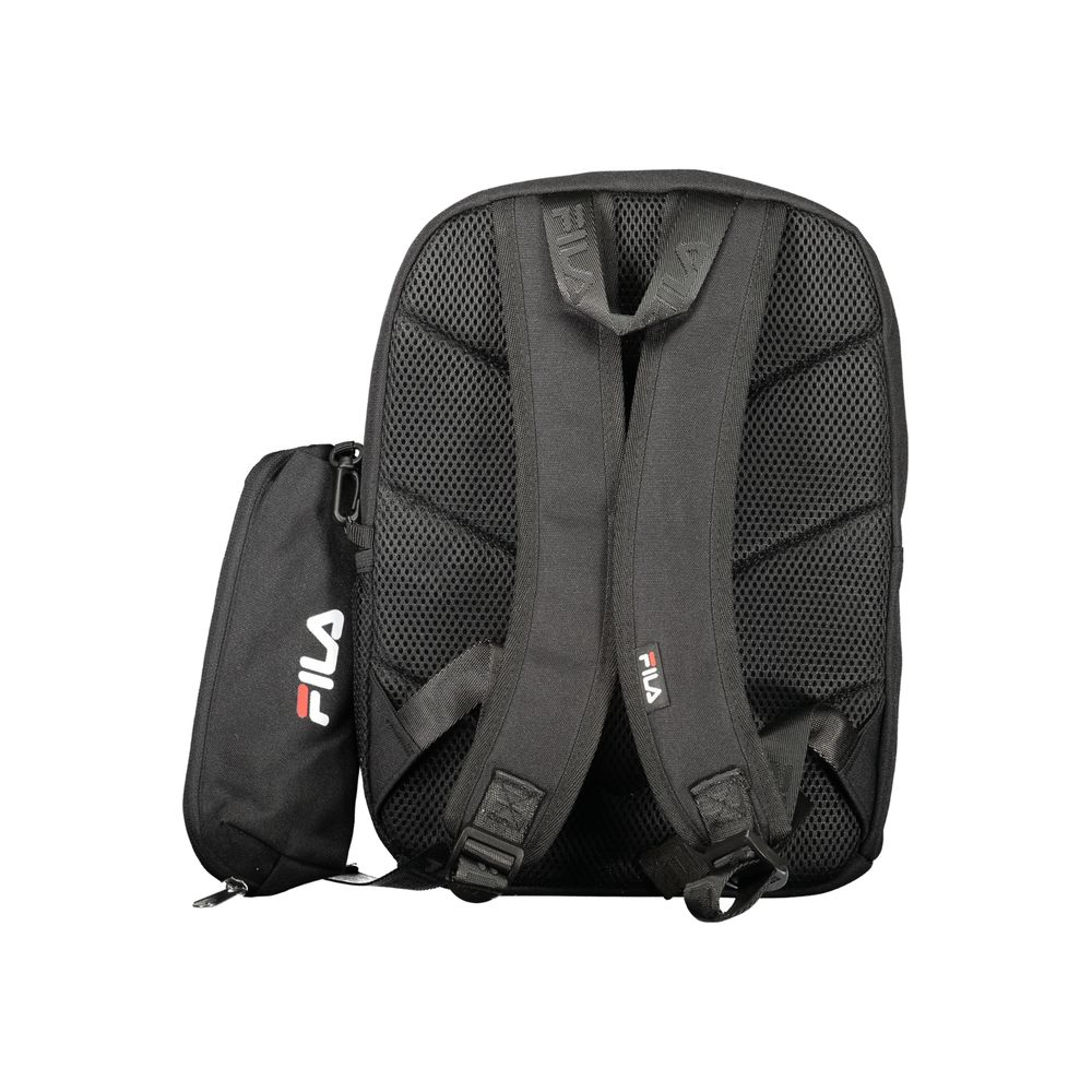 Fila Black Polyester Men Backpack | Regal Royce