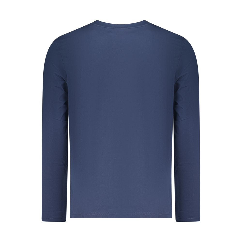 Hugo Boss Blue Organic Cotton Men T-Shirt | Regal Royce