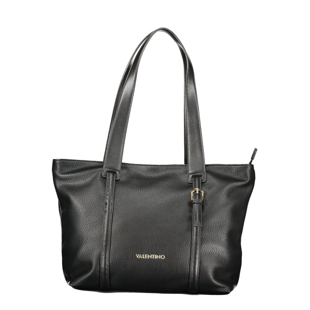 Mario Valentino Nero Polyurethane Women Shoulder Bag | Regal Royce