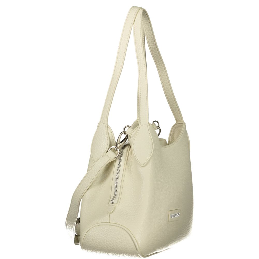 Mario Valentino Bianco Polyurethane Women Handbag | Regal Royce