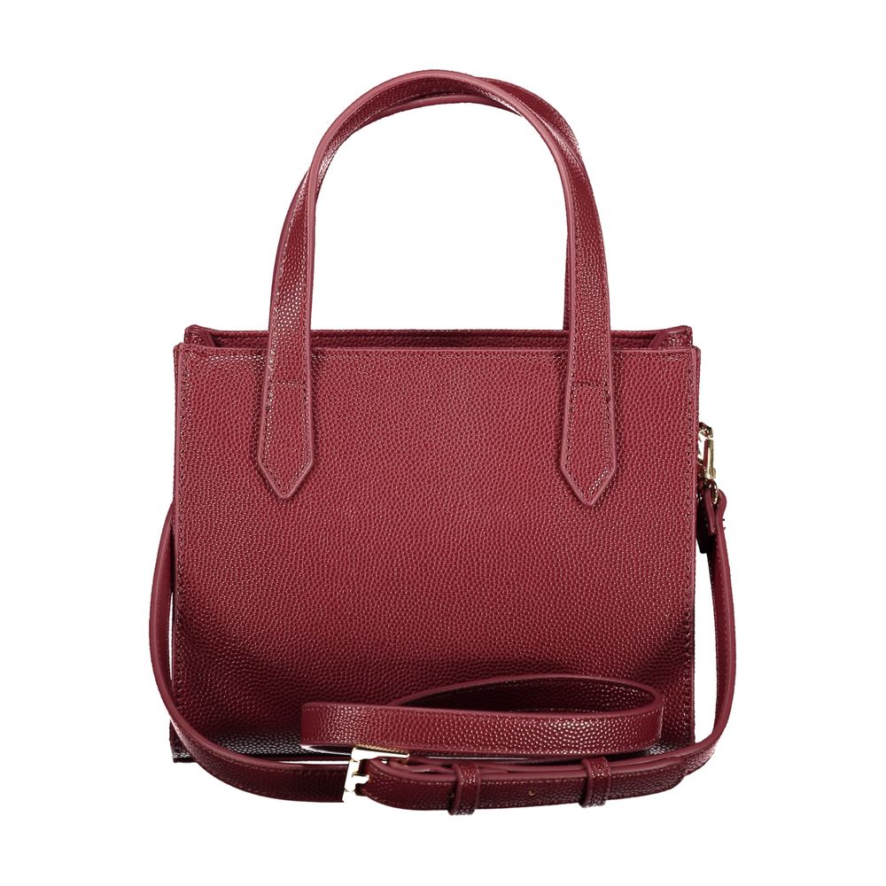 Mario Valentino Rosso Polyurethane Women Handbag | Regal Royce