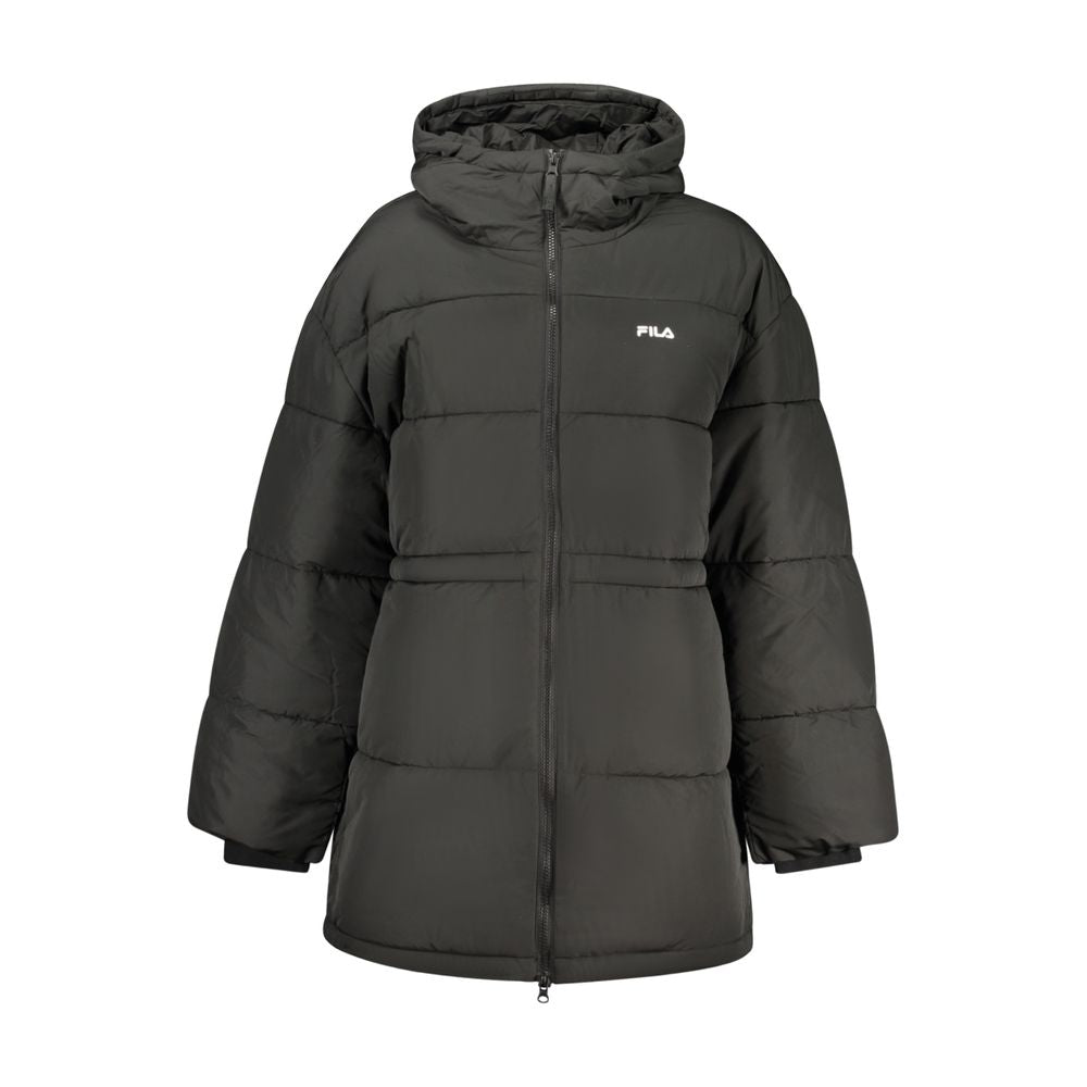 Fila Black Polyester Women Jacket | Regal Royce